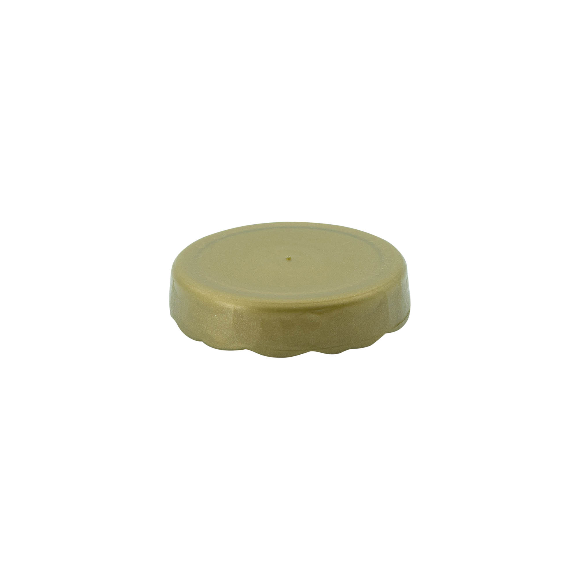 Tampa de encaixe para pote de cerâmica de gargalo estreito, plástico HDPE, dourado Tampa de encaixe para pote de cerâmica de gargalo estreito, plástico HDPE, dourado