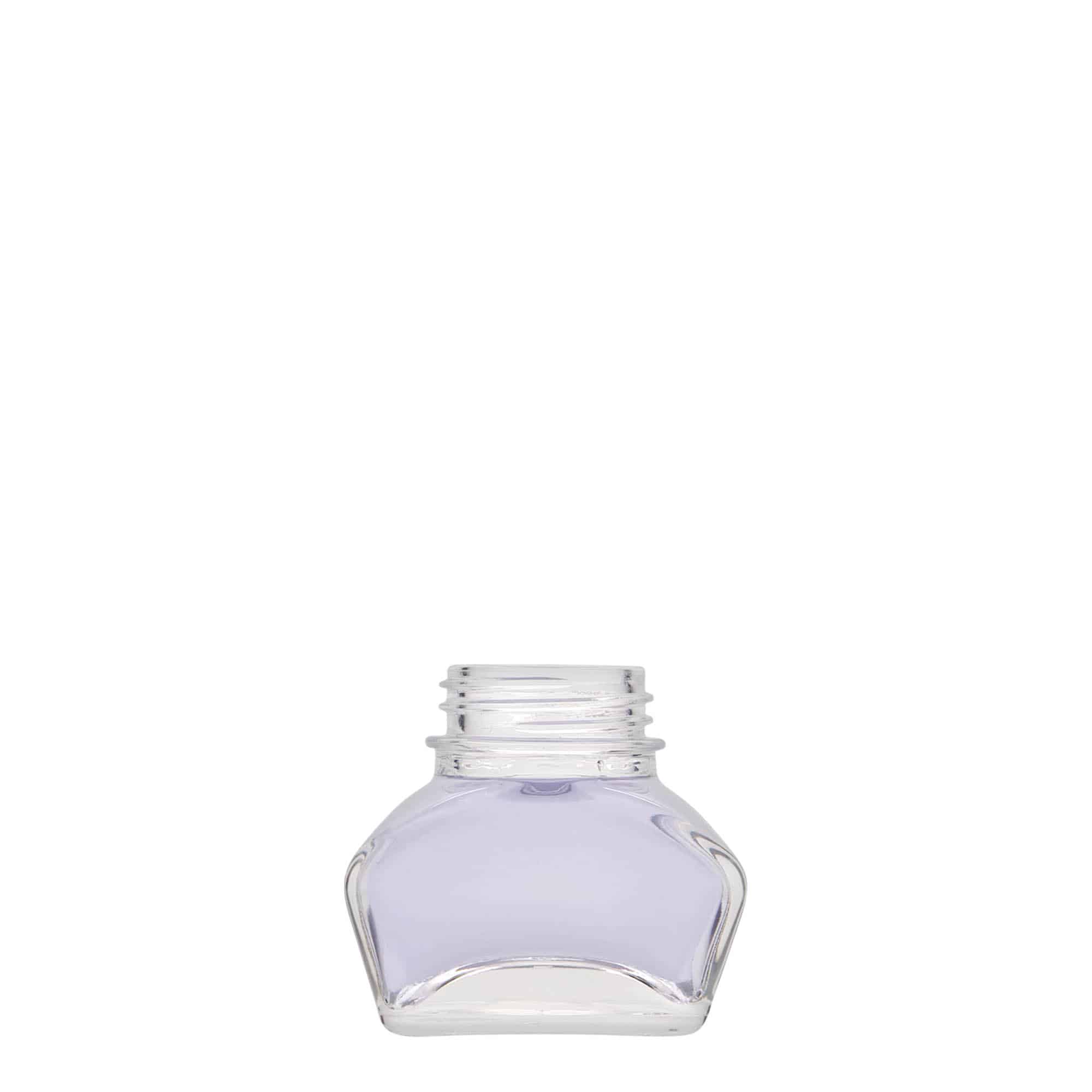 30 ml tinteiro, retangular, abertura: tampa de rosca