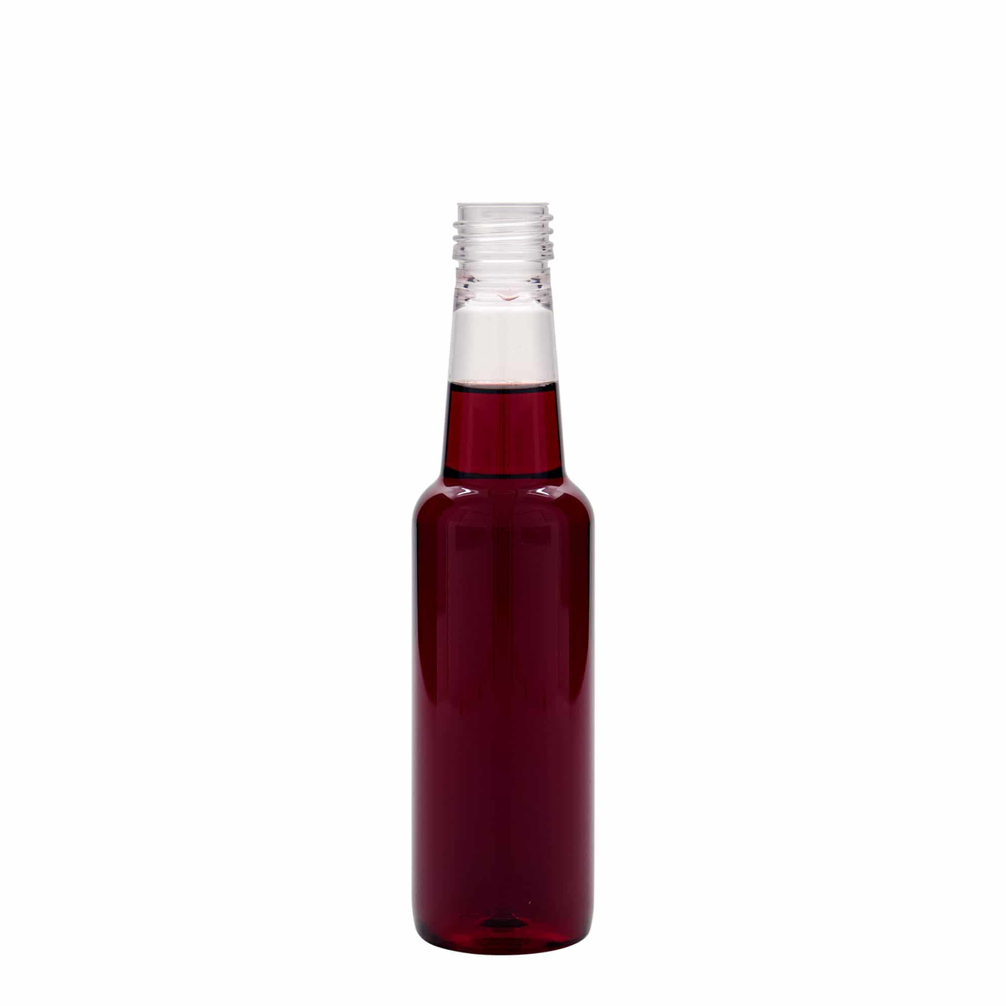 Garrafa PET 250 ml 'Vinho', plástico, boca: PP 28 Garrafa PET 250 ml 'Vinho', plástico, boca: PP 28