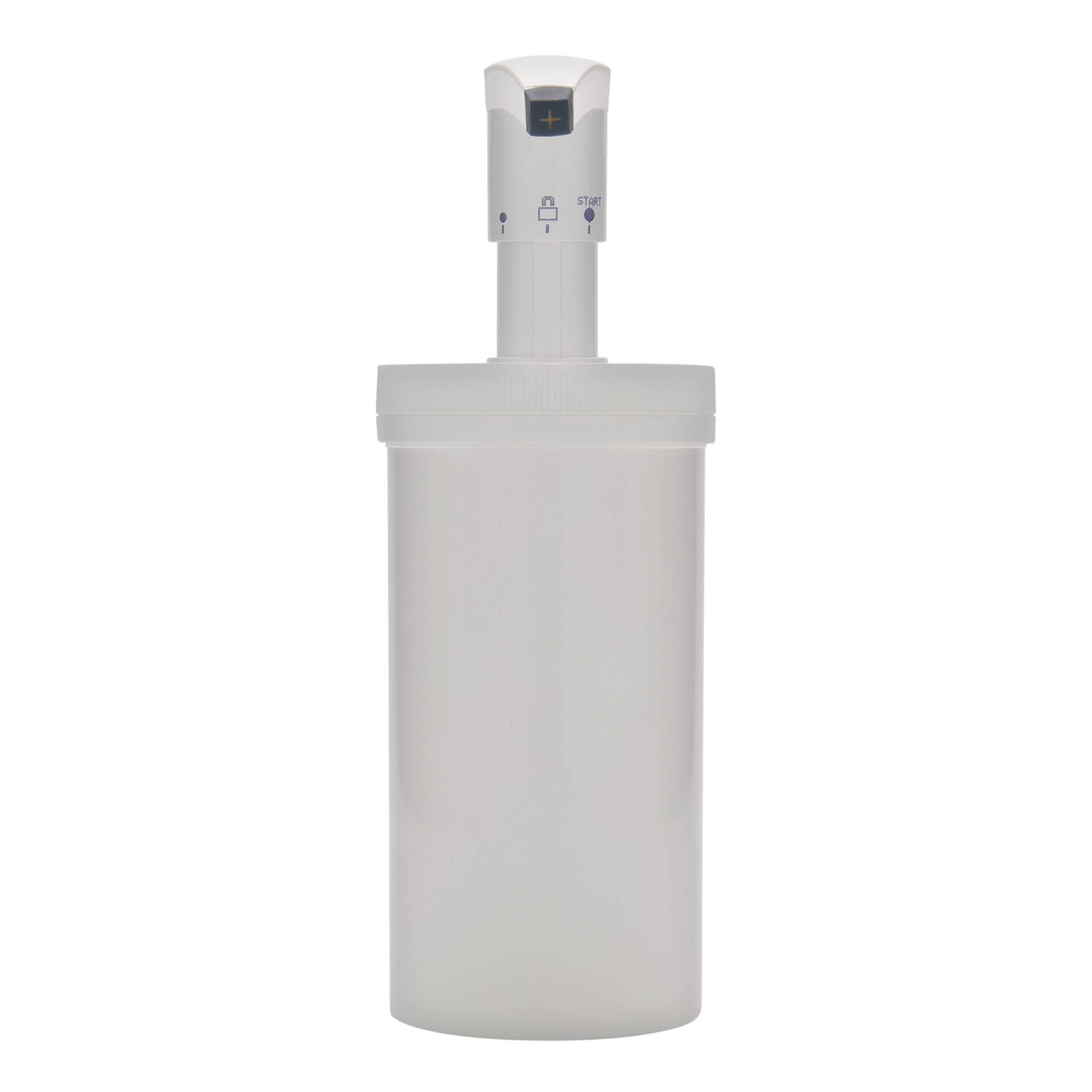 Frasco dispensador de 655 ml 'Securibox', plástico PP, branco, bocal: tampa de rosca Frasco dispensador de 655 ml 'Securibox', plástico PP, branco, bocal: tampa de rosca