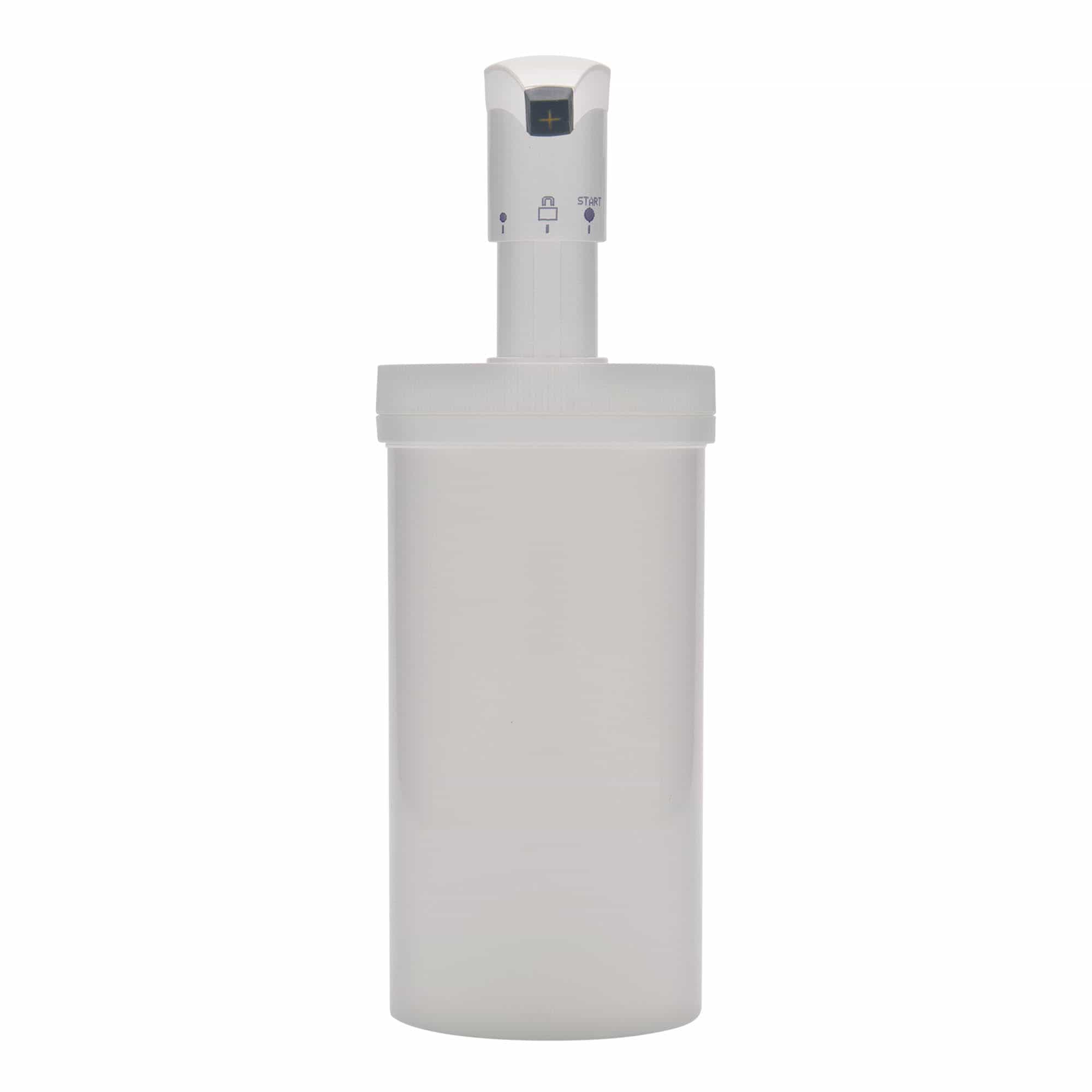Frasco dispensador de 655 ml 'Securibox', plástico PP, branco, bocal: tampa de rosca