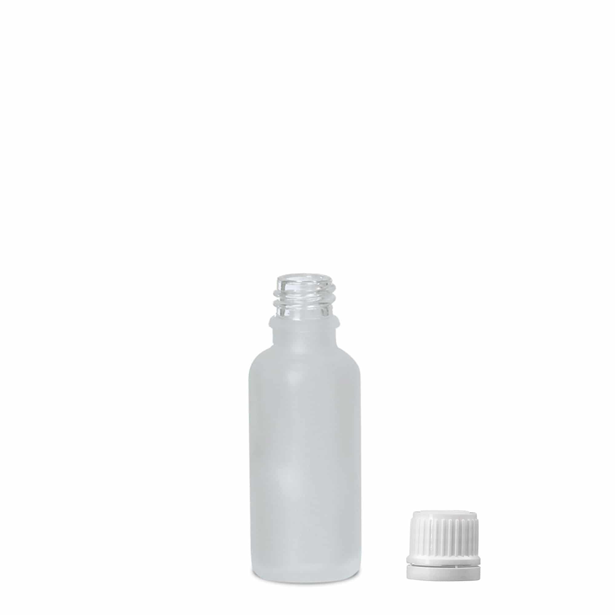 Frasco de medicamento de 30 ml, vidro, fosco, boca: DIN 18