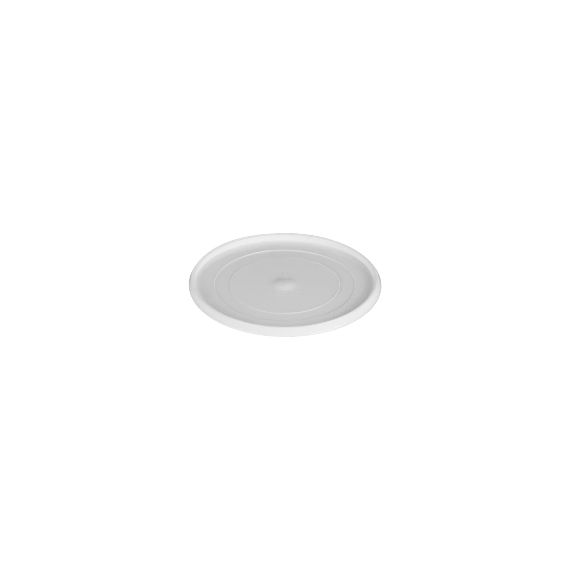 Disco de cobertura para 5 ml 'Bianca', plástico PP, branco