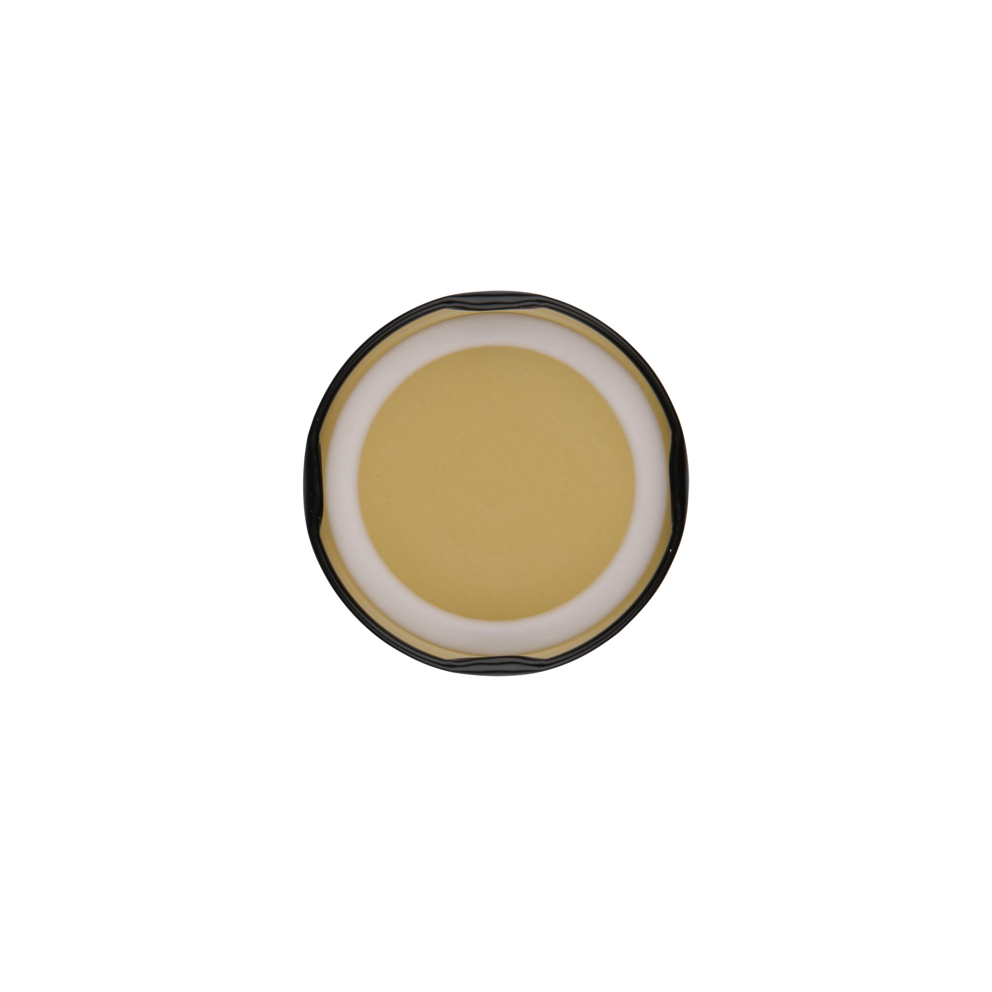 Tampa Twist-Off, chapa branca, preta, para abertura: TO 58