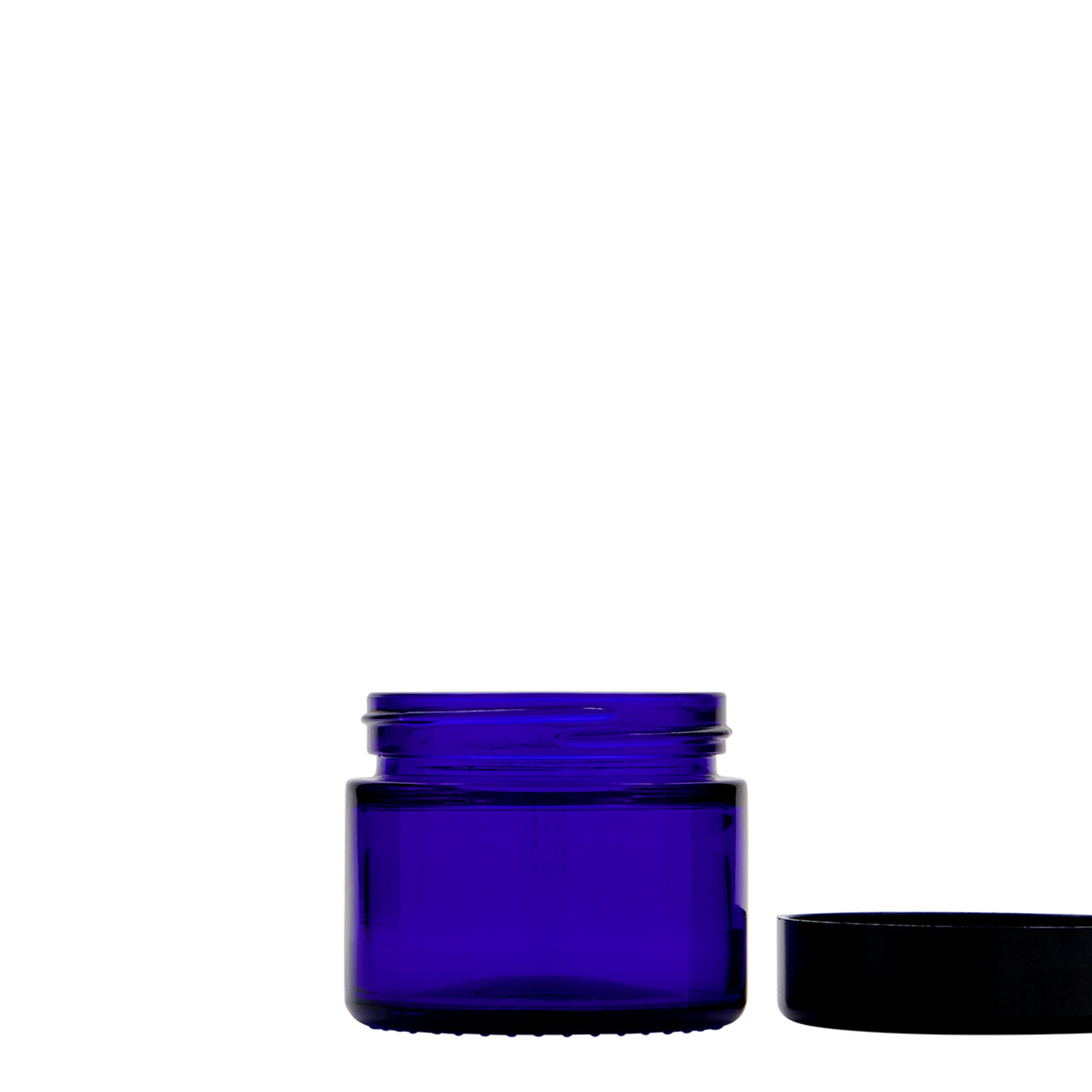50 ml frasco 'Blue Edition', vidro, azul royal, abertura: tampa de rosca 50 ml frasco 'Blue Edition', vidro, azul royal, abertura: tampa de rosca