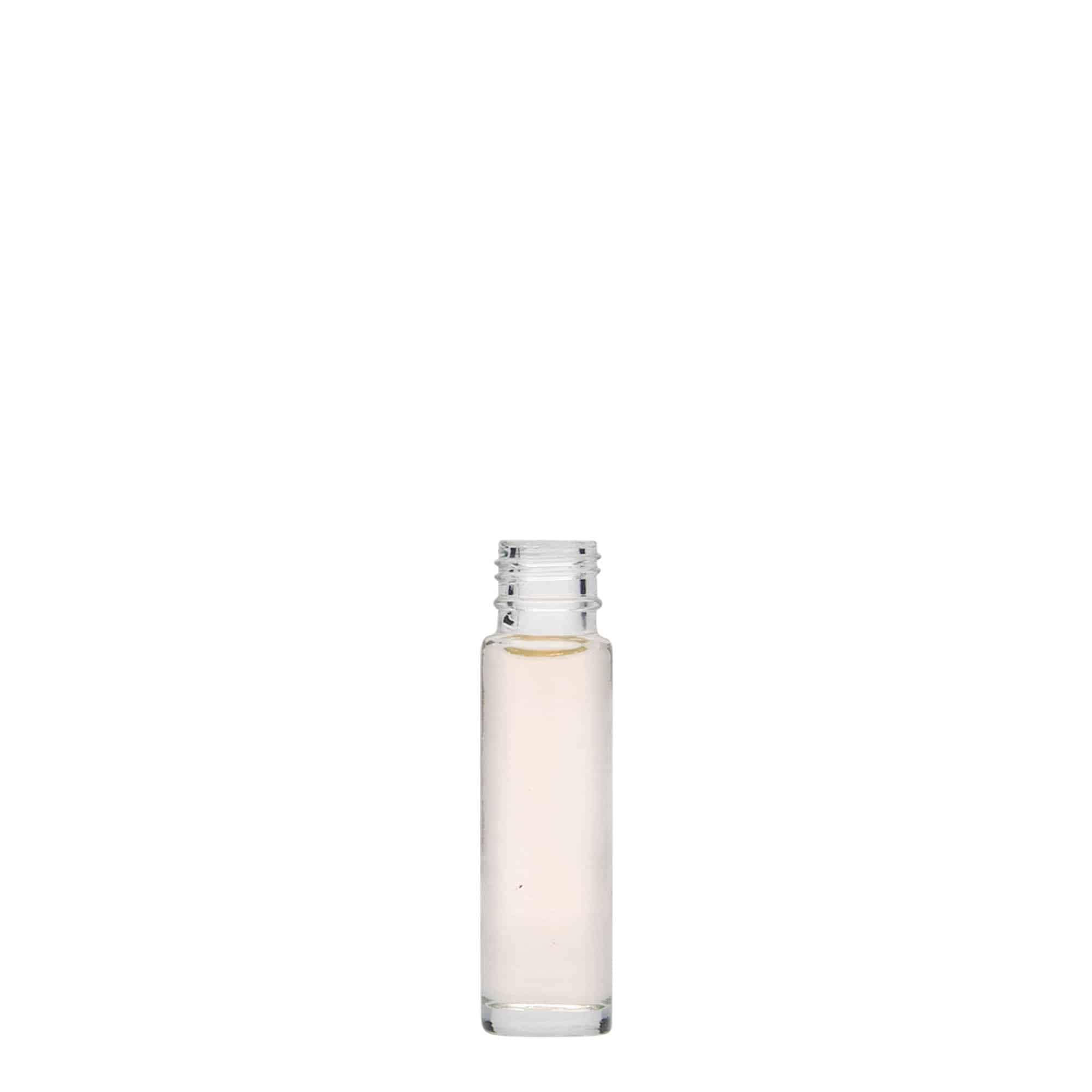 Frasco roll-on de vidro de 10 ml, abertura: tampa de rosca