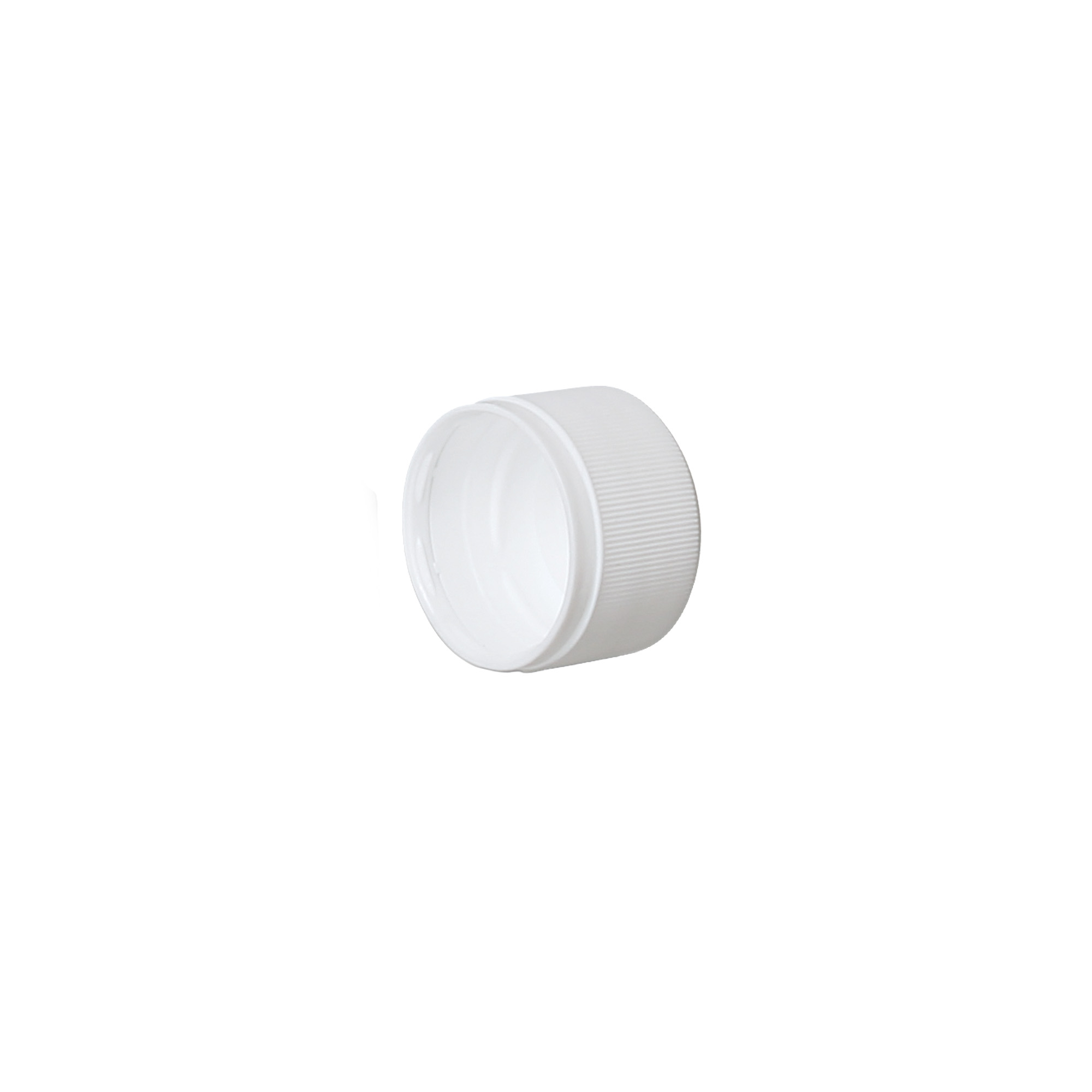Tampa de rosca Variante A, plástico PP, branco, para abertura: PP 28 Tampa de rosca Variante A, plástico PP, branco, para abertura: PP 28