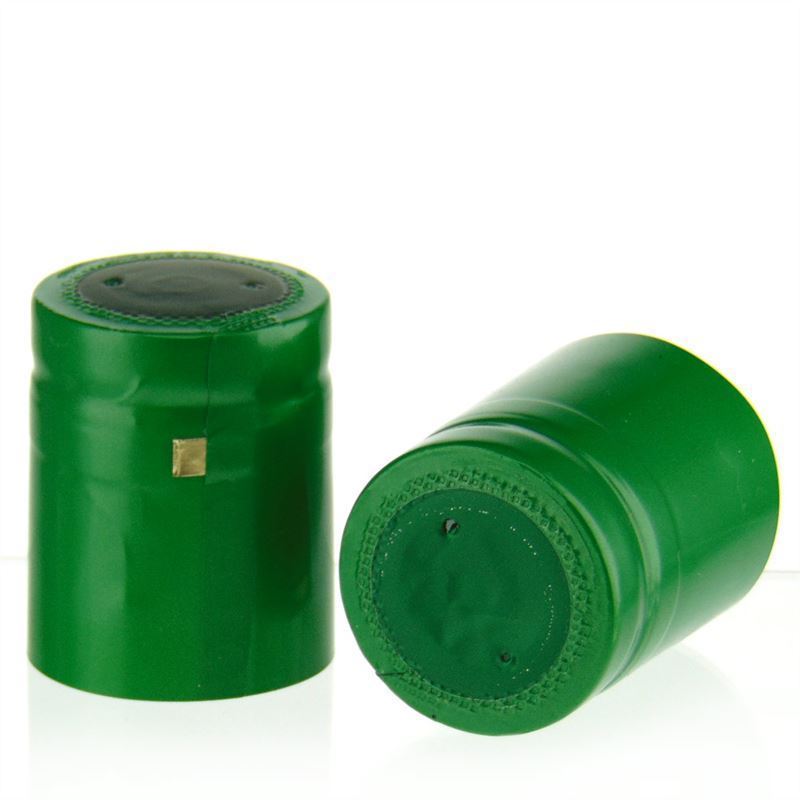 Cápsula retrátil 32x41, plástico PVC, verde