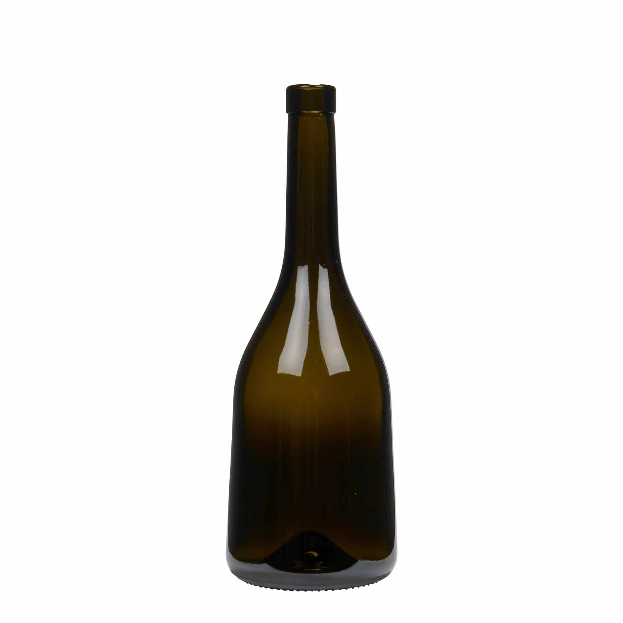 750 ml Garrafa de vidro 'Rustica', verde antigo, boca: Cortiça 750 ml Garrafa de vidro 'Rustica', verde antigo, boca: Cortiça