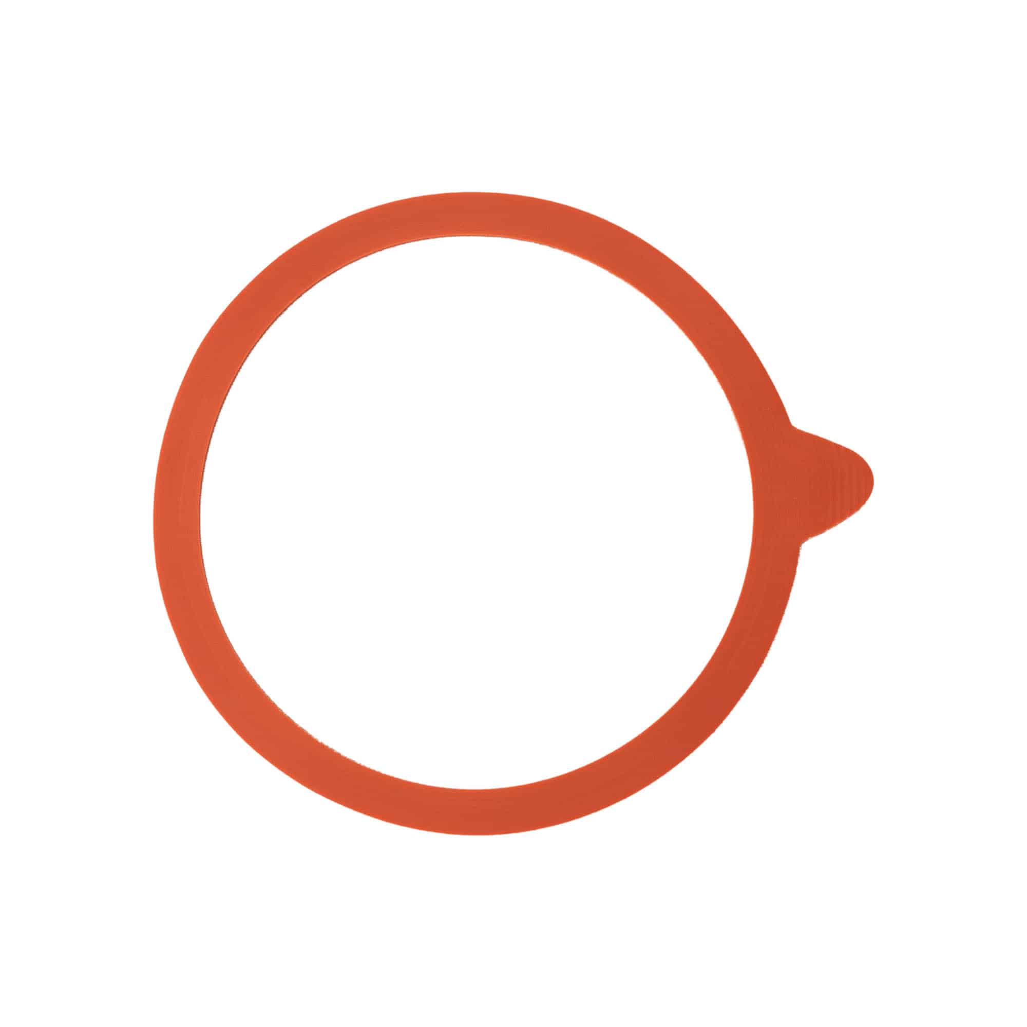 Anel de conserva WECK RR100 #, vermelho, abertura: borda redonda