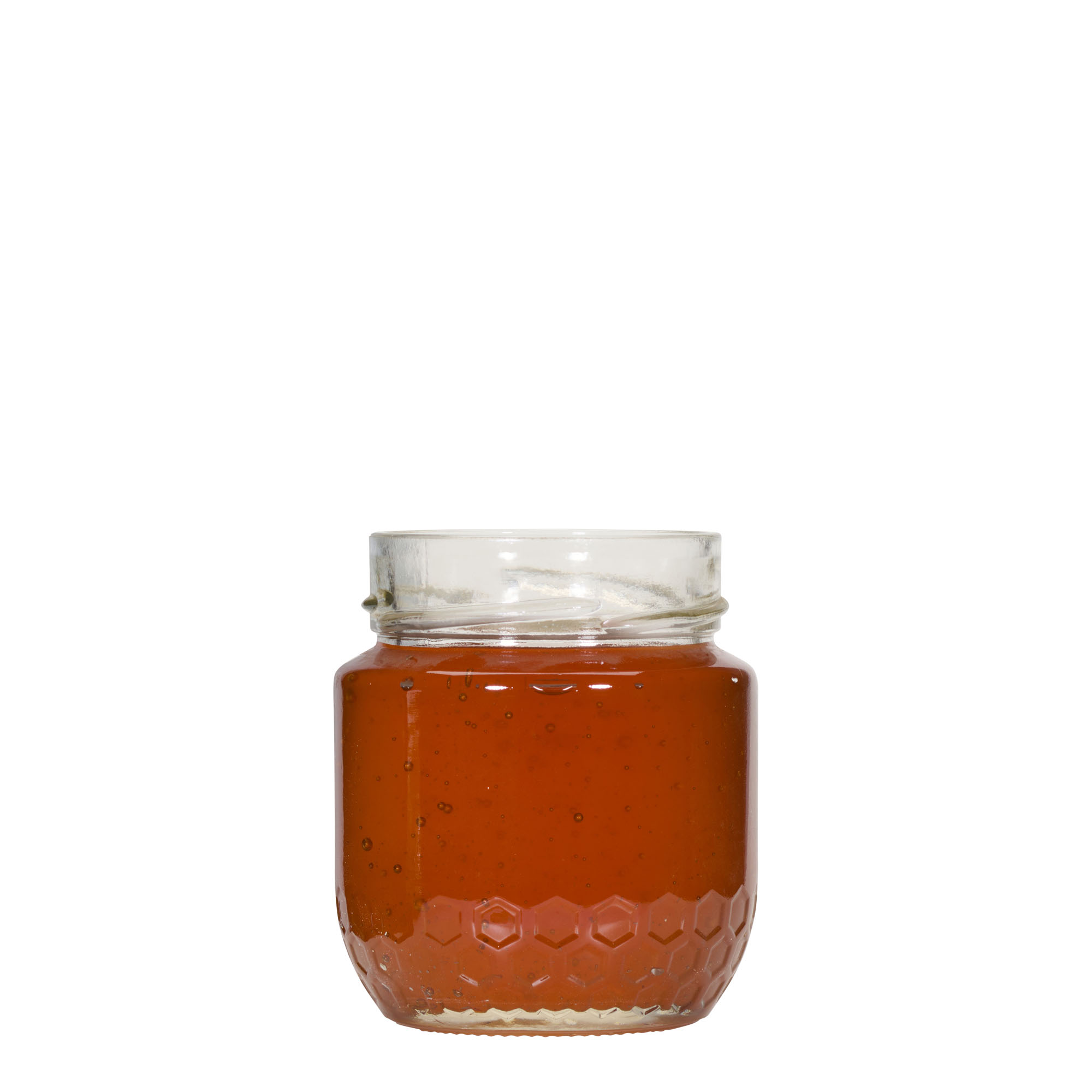 Frasco de mel de 212 ml 'Maja', abertura: Deep-Twist-Off (DTO 63) Frasco de mel de 212 ml 'Maja', abertura: Deep-Twist-Off (DTO 63)