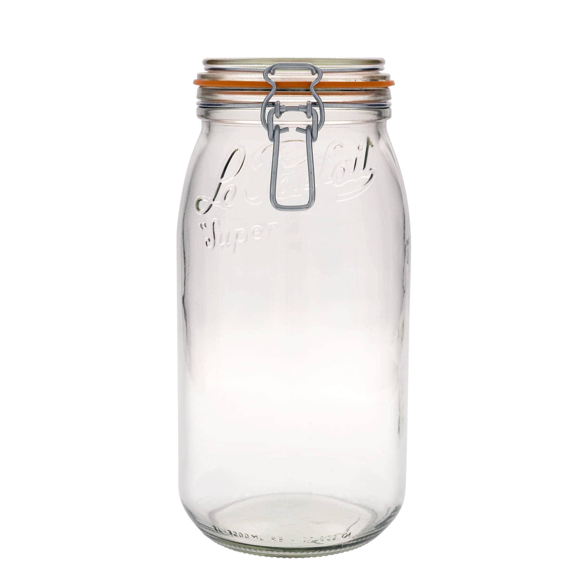 3000 ml Frasco hermético 'Le Parfait Super Bocal', boca: Fecho hermético 3000 ml Frasco hermético 'Le Parfait Super Bocal', boca: Fecho hermético
