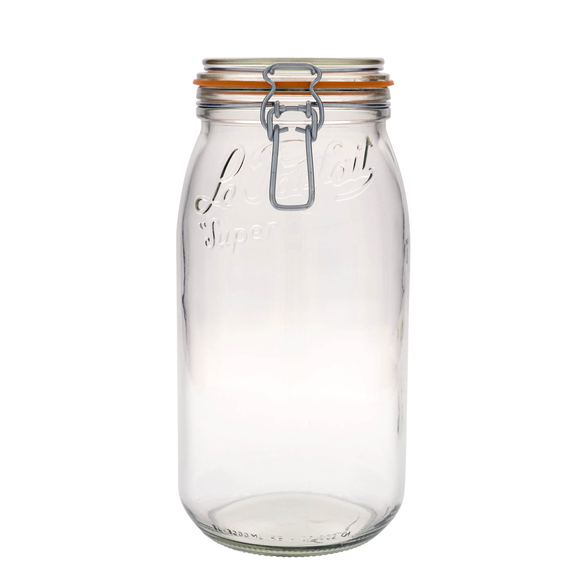 3.000 ml frasco com fecho de mola 'Le Parfait Super Bocal', abertura: fecho de mola