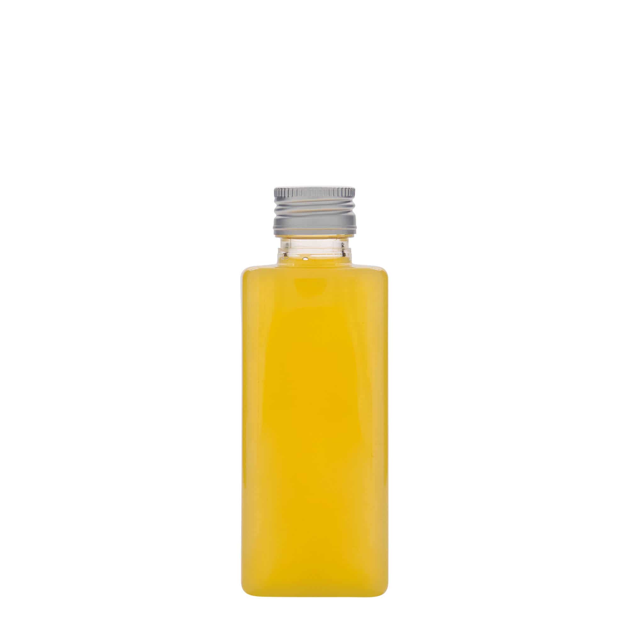 250 ml Garrafa PET 'Karl',quadrada, plástico, boca: PP 28