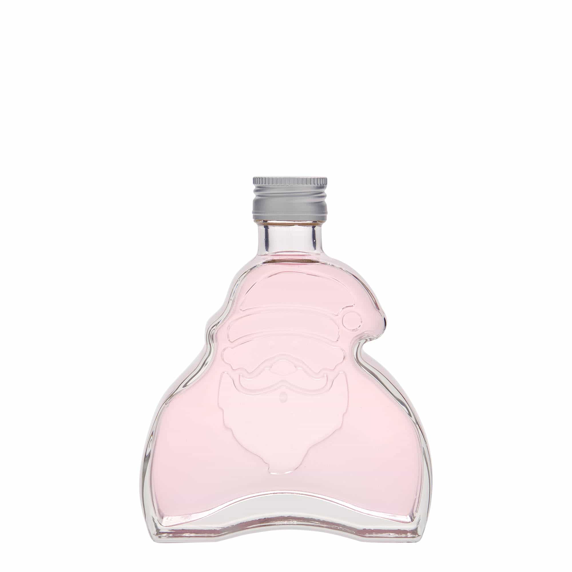 200 ml Garrafa de vidro 'Santa Claus', boca: PP 28