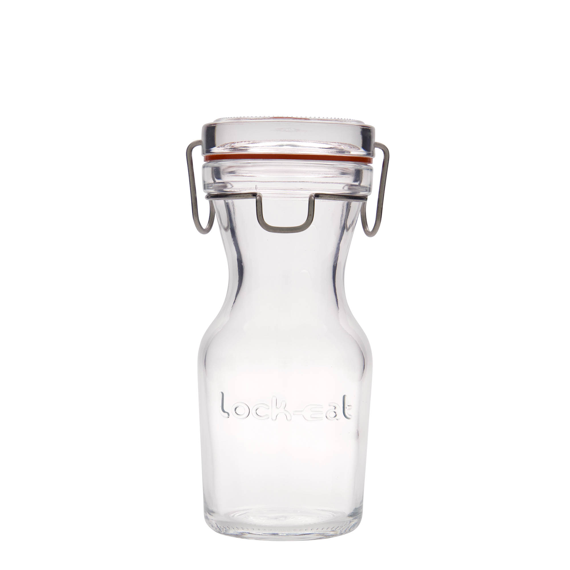 250 ml Garrafa de vidro 'Lock-Eat', Boca: Fecho de mola de arame