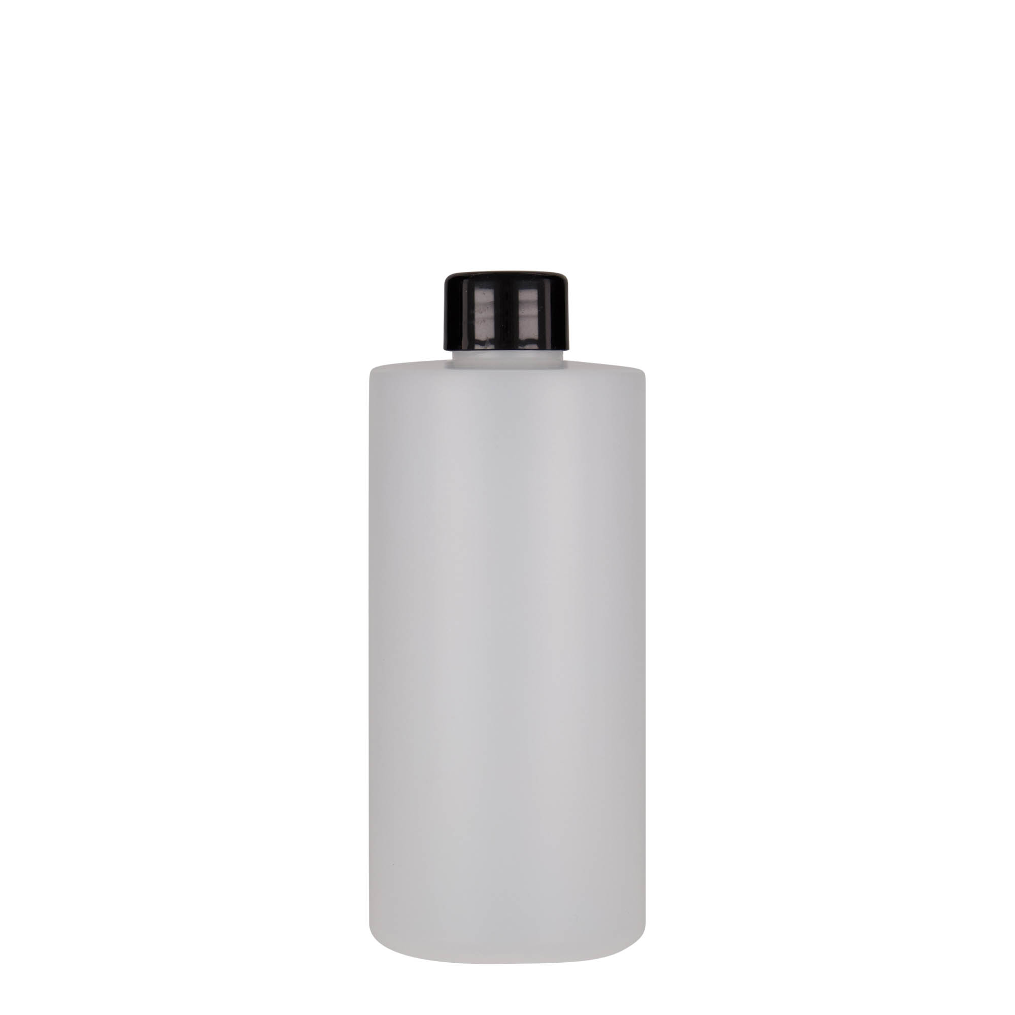 Frasco de plástico de 300 ml 'Pipe', HDPE, branco, bocal: 24/410