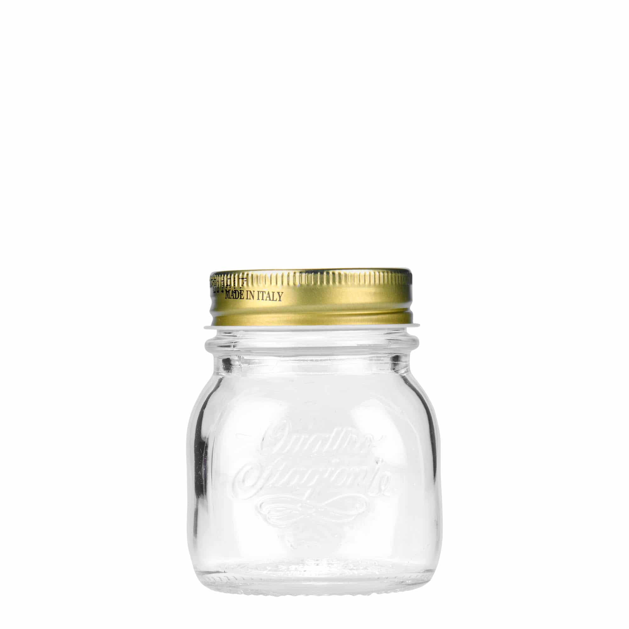 Frasco de vidro de 150 ml 'Quattro Stagioni', abertura: tampa de rosca Frasco de vidro de 150 ml 'Quattro Stagioni', abertura: tampa de rosca