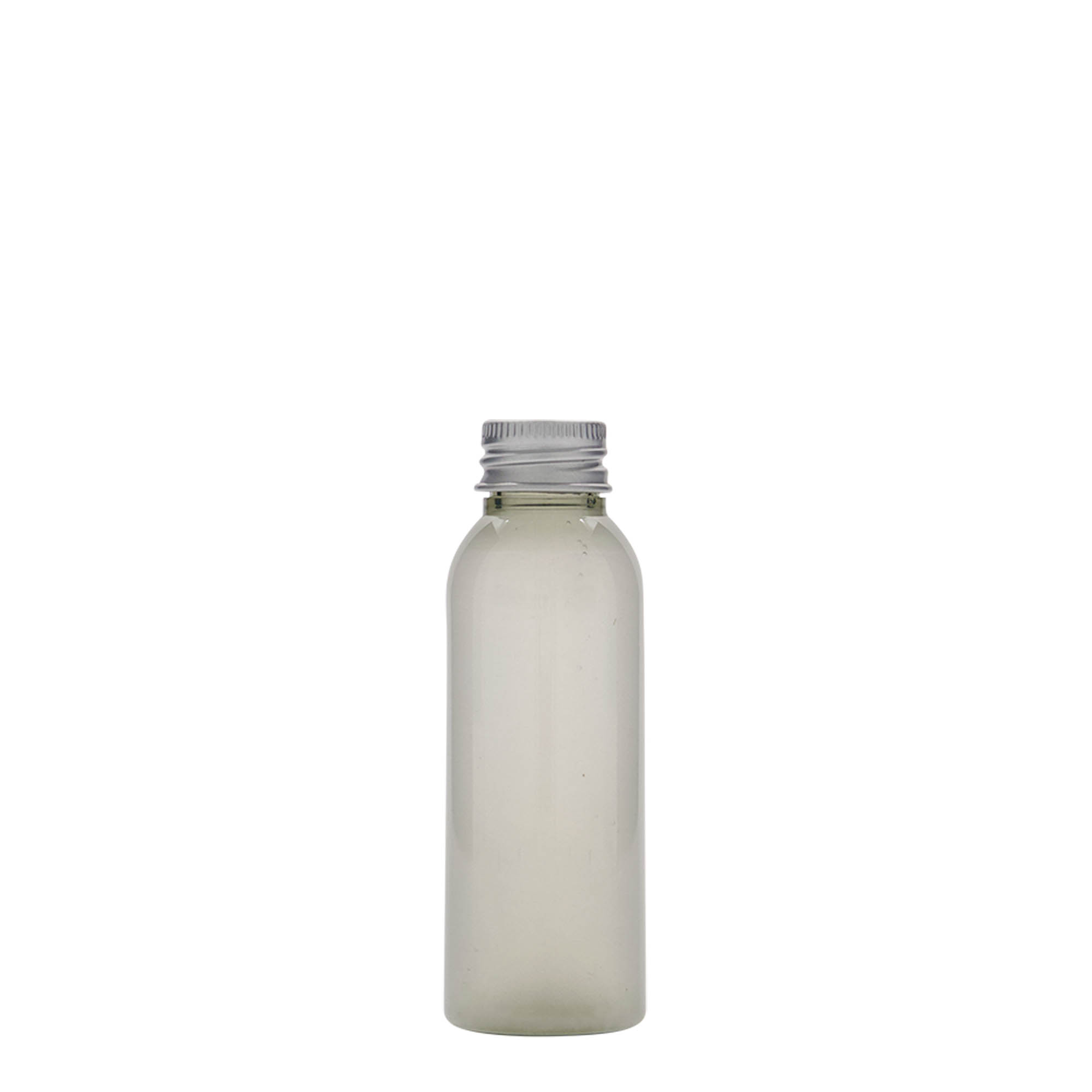 Frasco de plástico reciclado de 50 ml 'Pegasus', PCR, bocal: 20/410 Frasco de plástico reciclado de 50 ml 'Pegasus', PCR, bocal: 20/410
