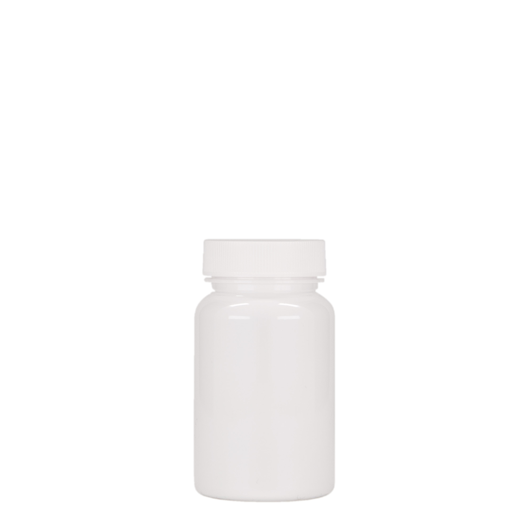 75 ml PET-Packer, plástico, branco, boca: 38/400