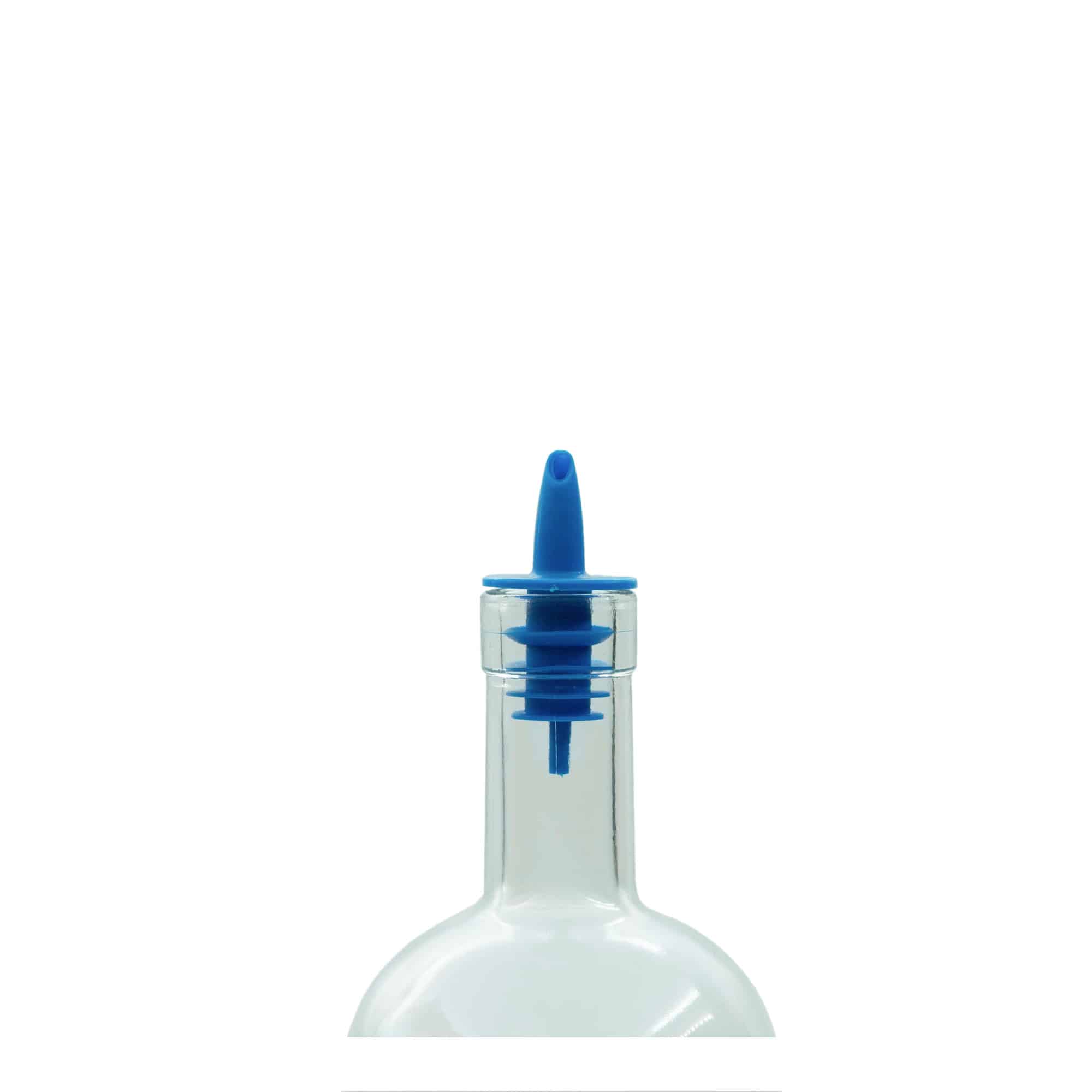 Vertedor de garrafas Jet Pour, plástico PE, azul Vertedor de garrafas Jet Pour, plástico PE, azul