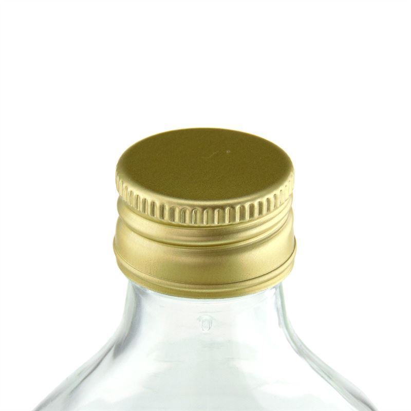Tampa de rosca, metal, dourada, para bocal: PP 28 Tampa de rosca, metal, dourada, para bocal: PP 28