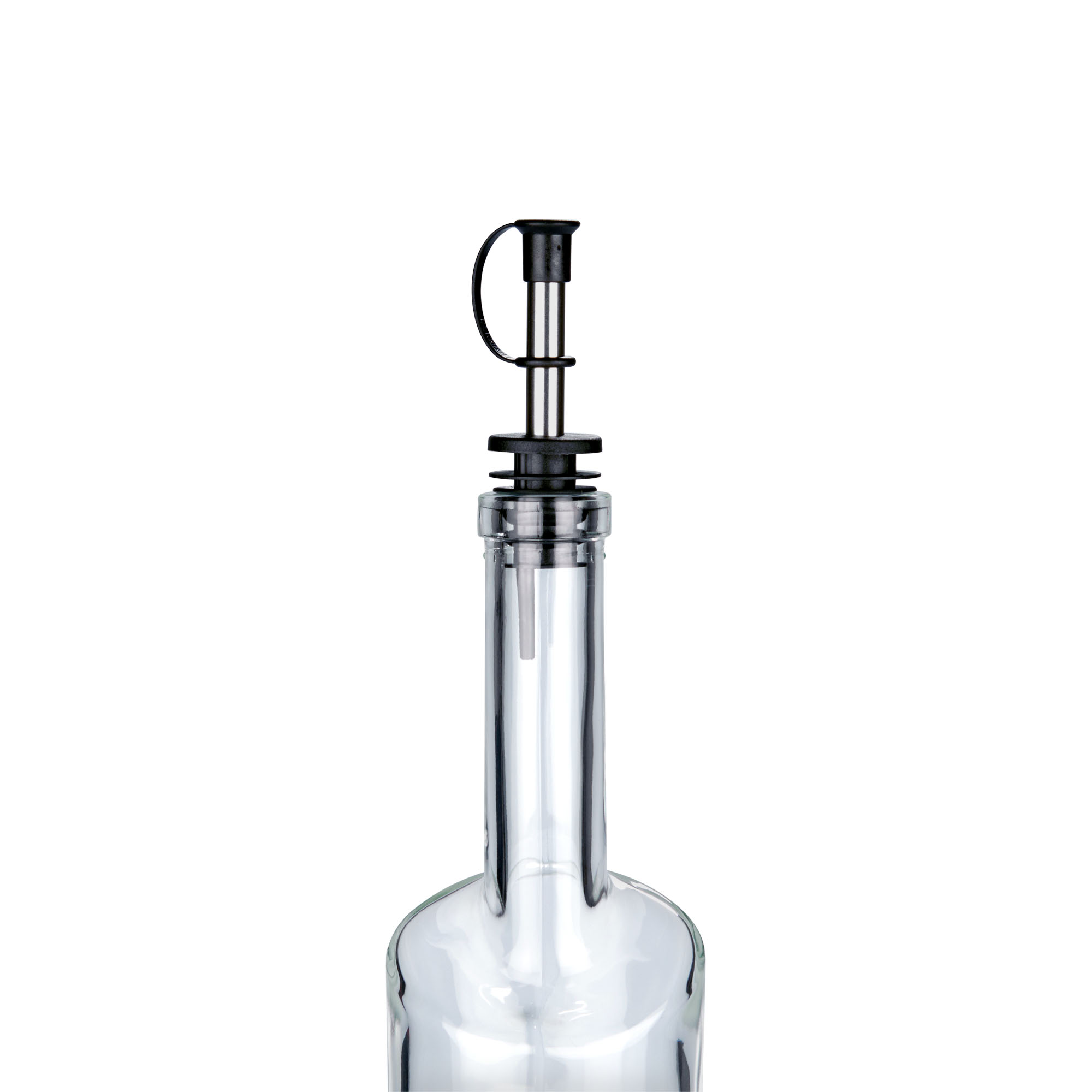 Bico vertedor Inox com tampa, aço inoxidável, prateado