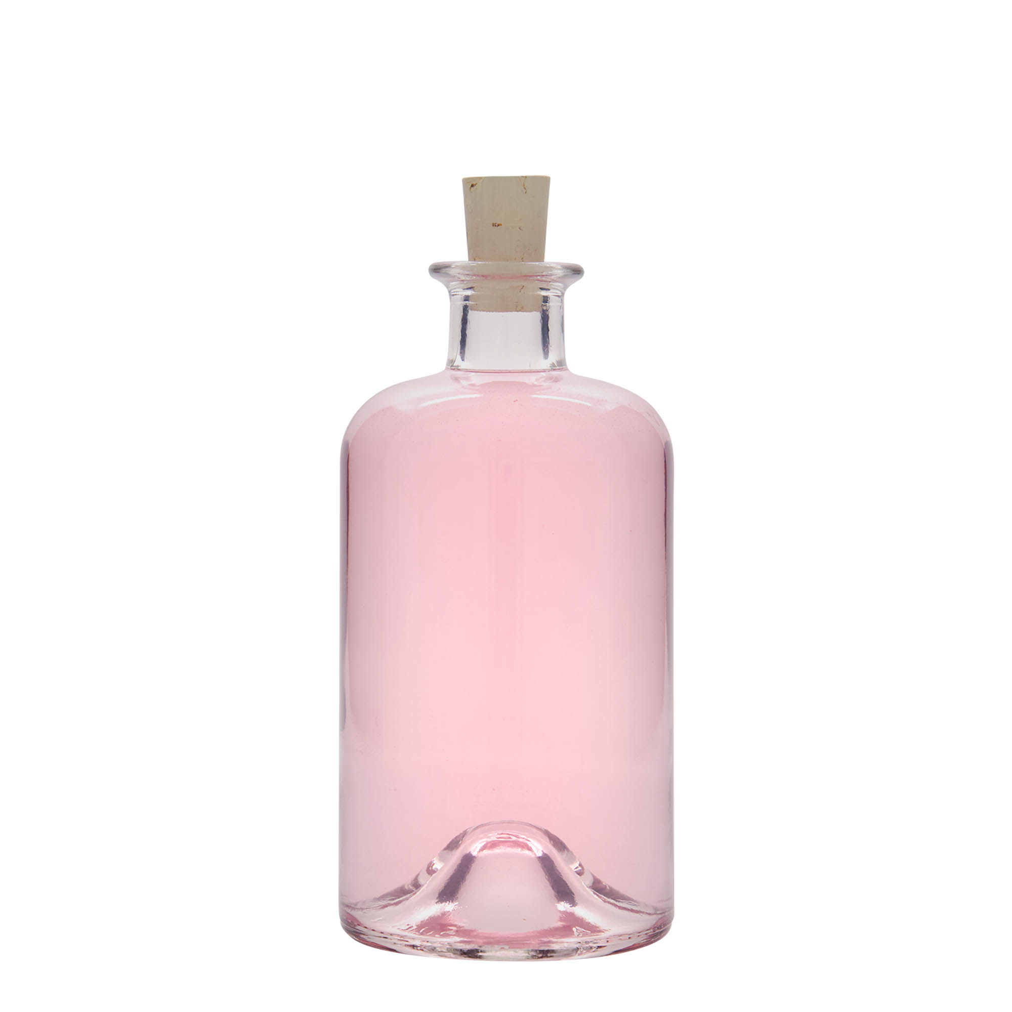 Garrafa de vidro de 500 ml Farmacêutico 'Doutor', boca: cortiça Garrafa de vidro de 500 ml Farmacêutico 'Doutor', boca: cortiça