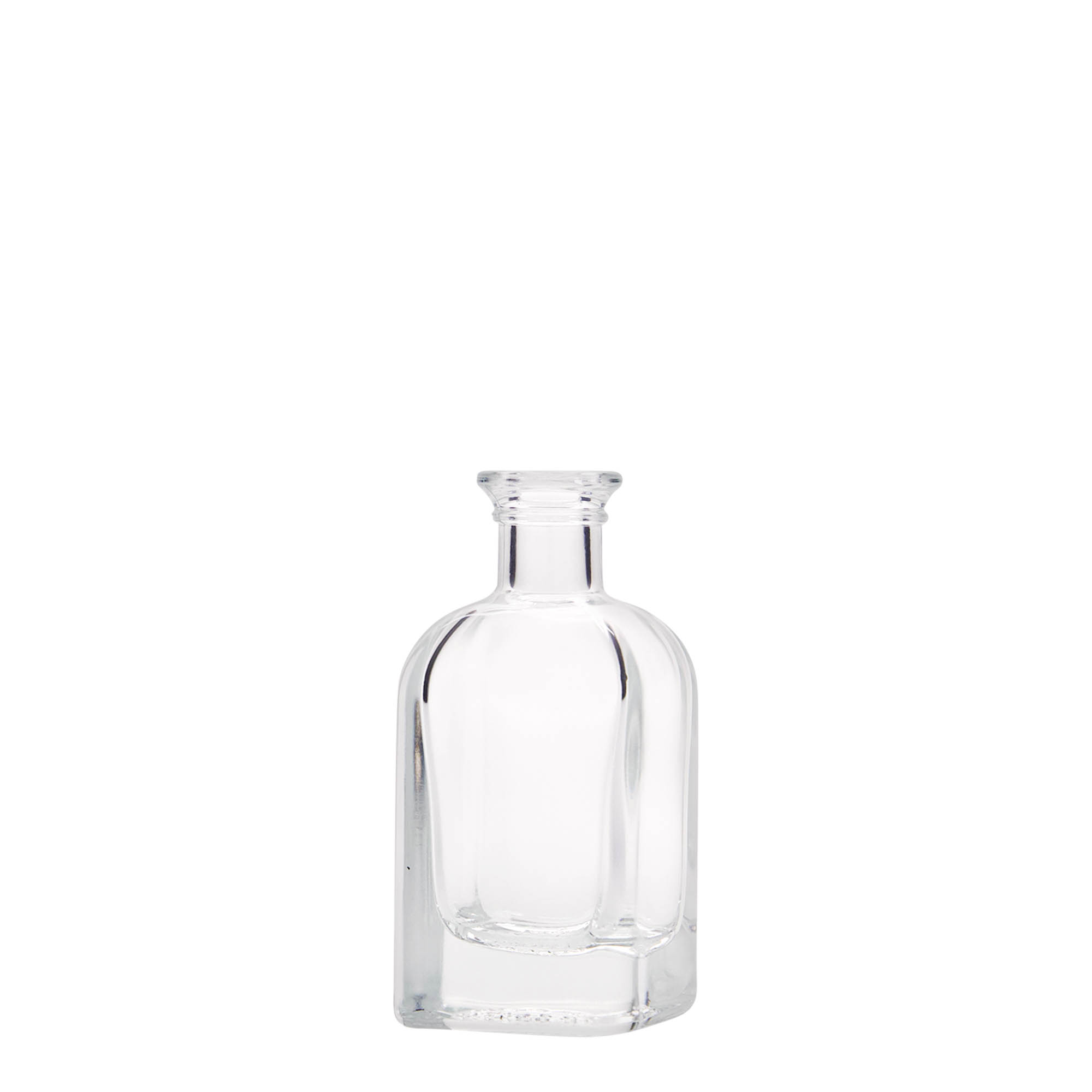 Frasco de vidro de 40 ml Apotheker Carré, quadrado, gargalo: cortiça Frasco de vidro de 40 ml Apotheker Carré, quadrado, gargalo: cortiça