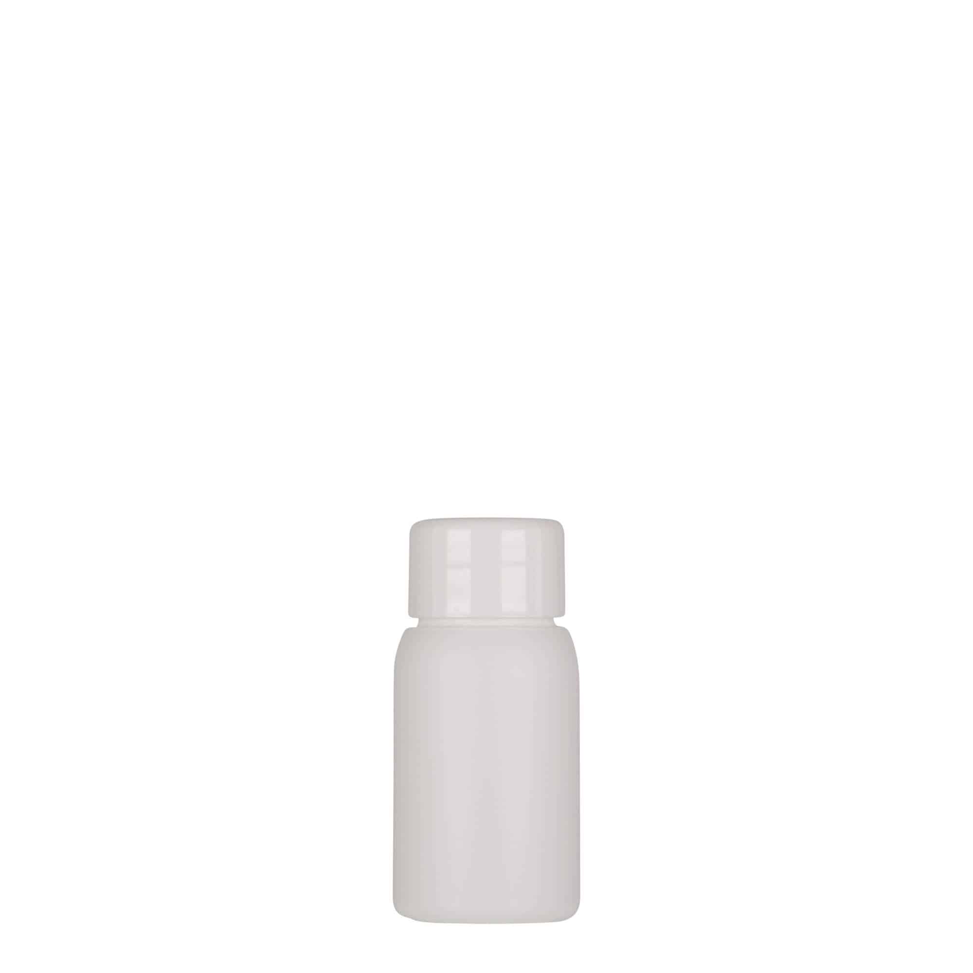 30 ml Garrafa de plástico 'Tuffy', PEAD, branco, boca: GPI 24/410