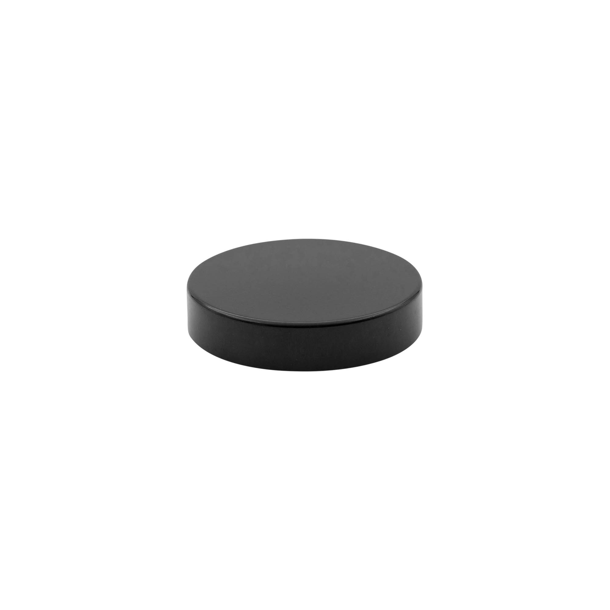 Tampa de rosca para 120 ml 'Brown Line', plástico HPM, preto