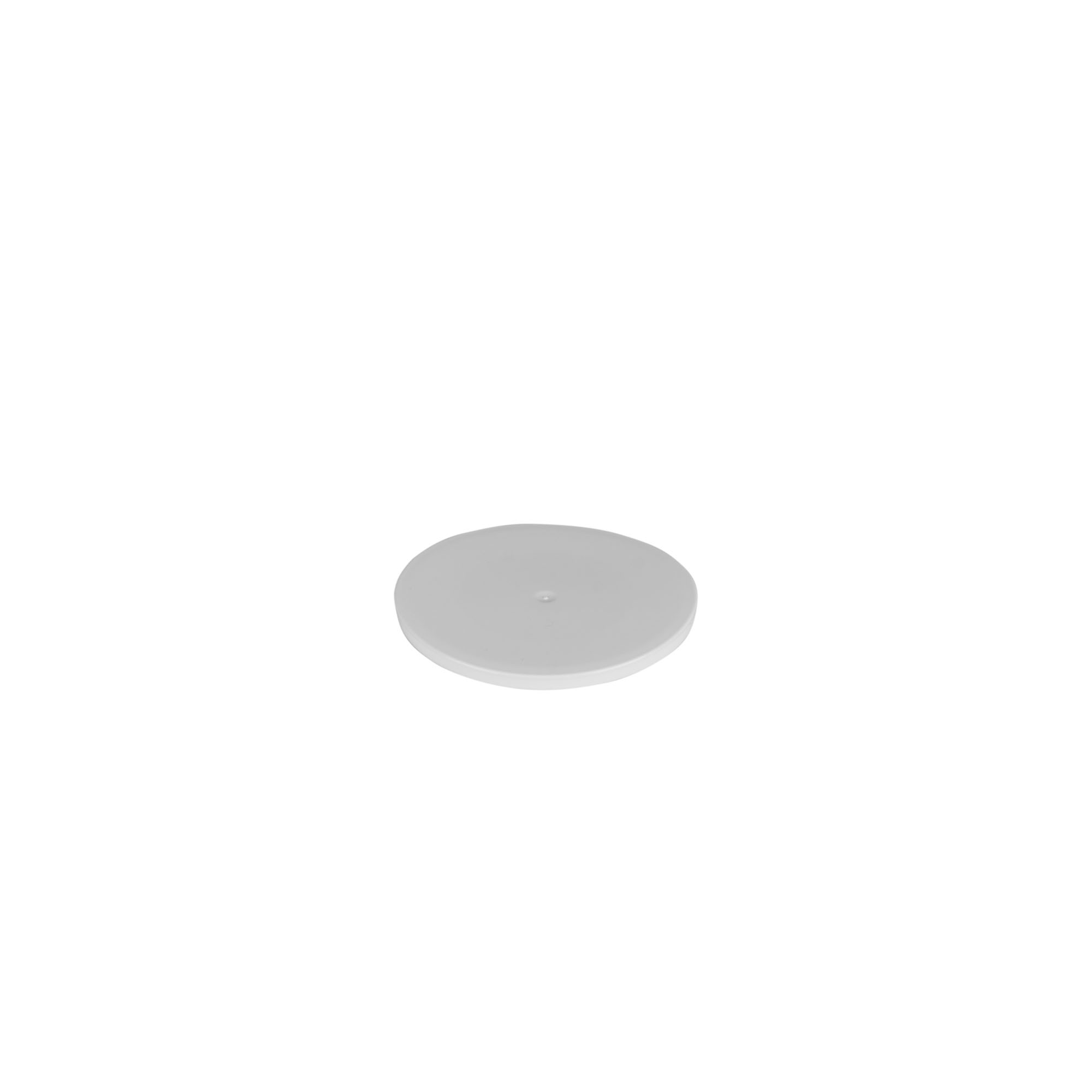50 ml Placa de cobertura 'Bianca', plástico PP, branco