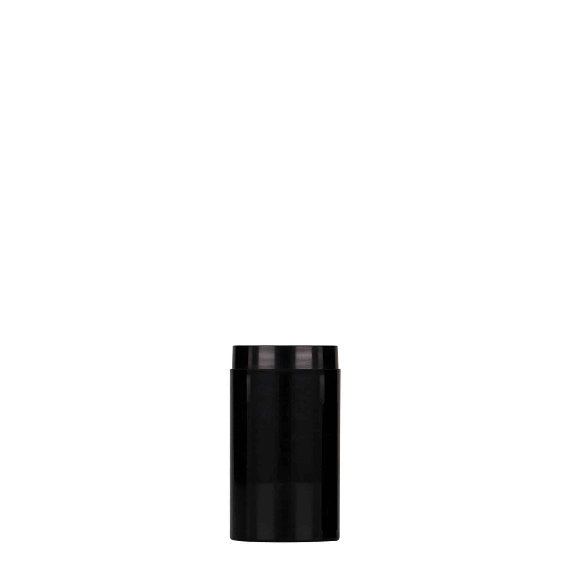 Dispensador Airless de 15 ml 'Micro', plástico PP, preto