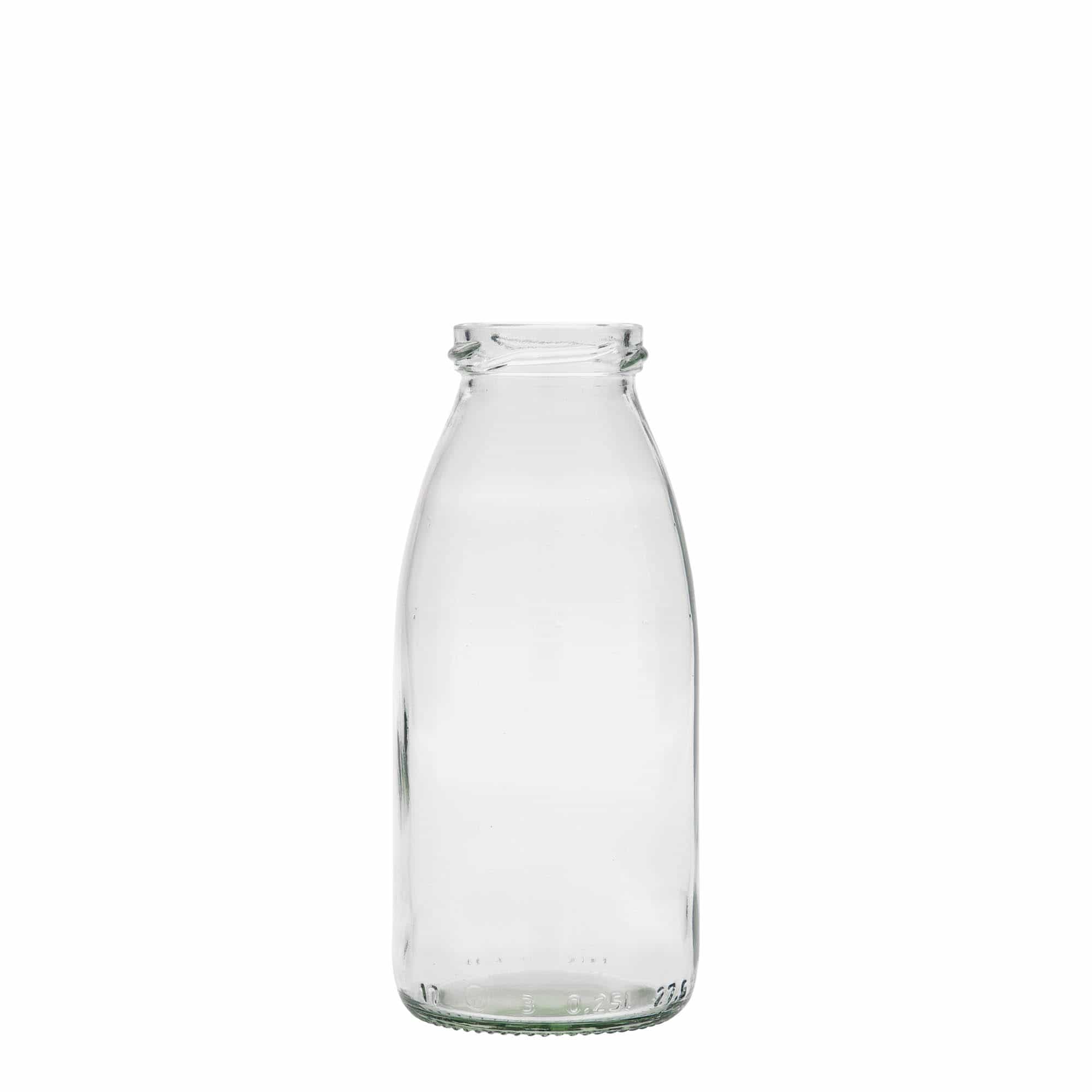 250 ml Garrafa de vidro Vroni, boca: Twist-Off (TO 43) 250 ml Garrafa de vidro Vroni, boca: Twist-Off (TO 43)