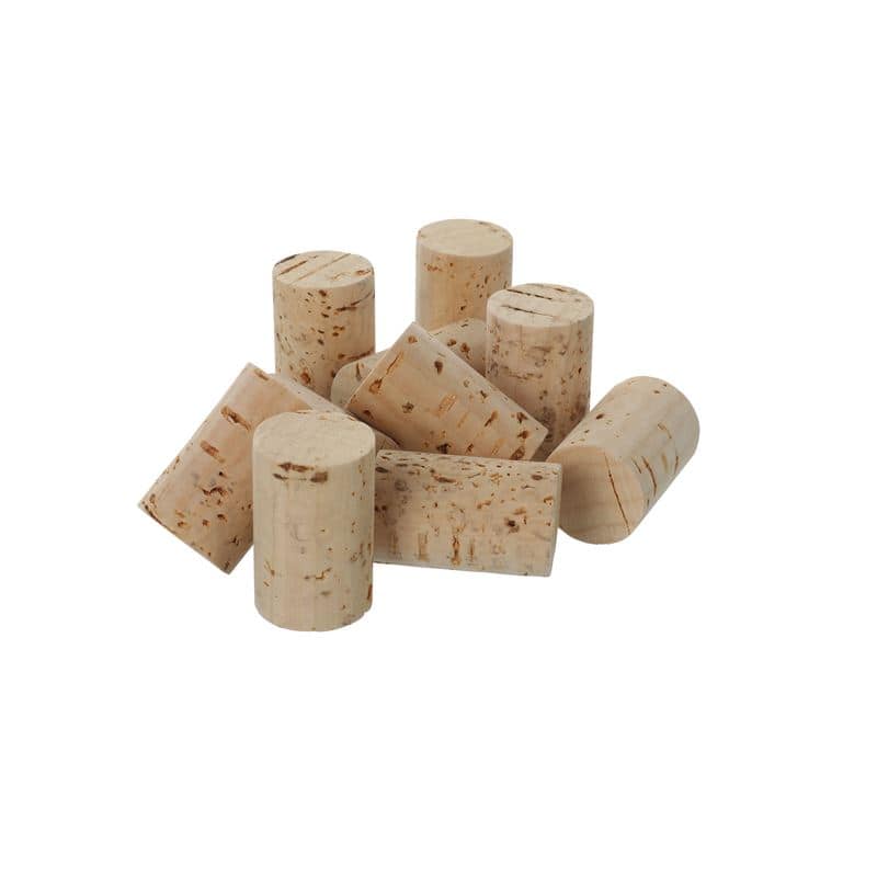 Rolhas para vinho 24 mm, cortiça natural, bege, para boca: Cortiça