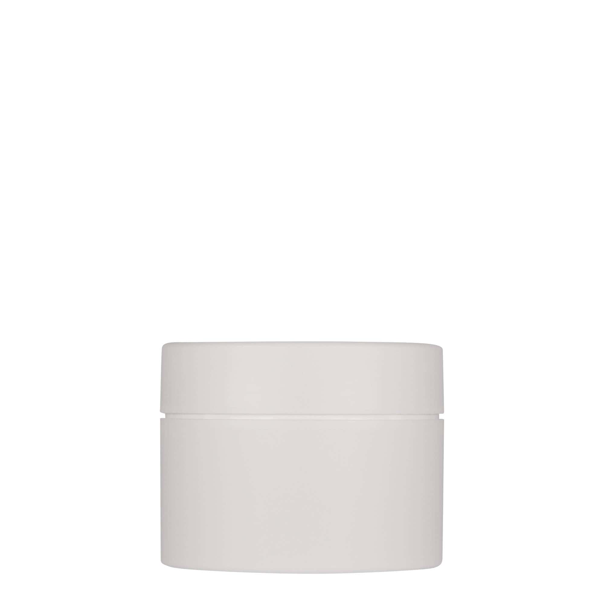 150 ml Boião em plástico 'Antonella', PP, branco, boca: Tampa de rosca