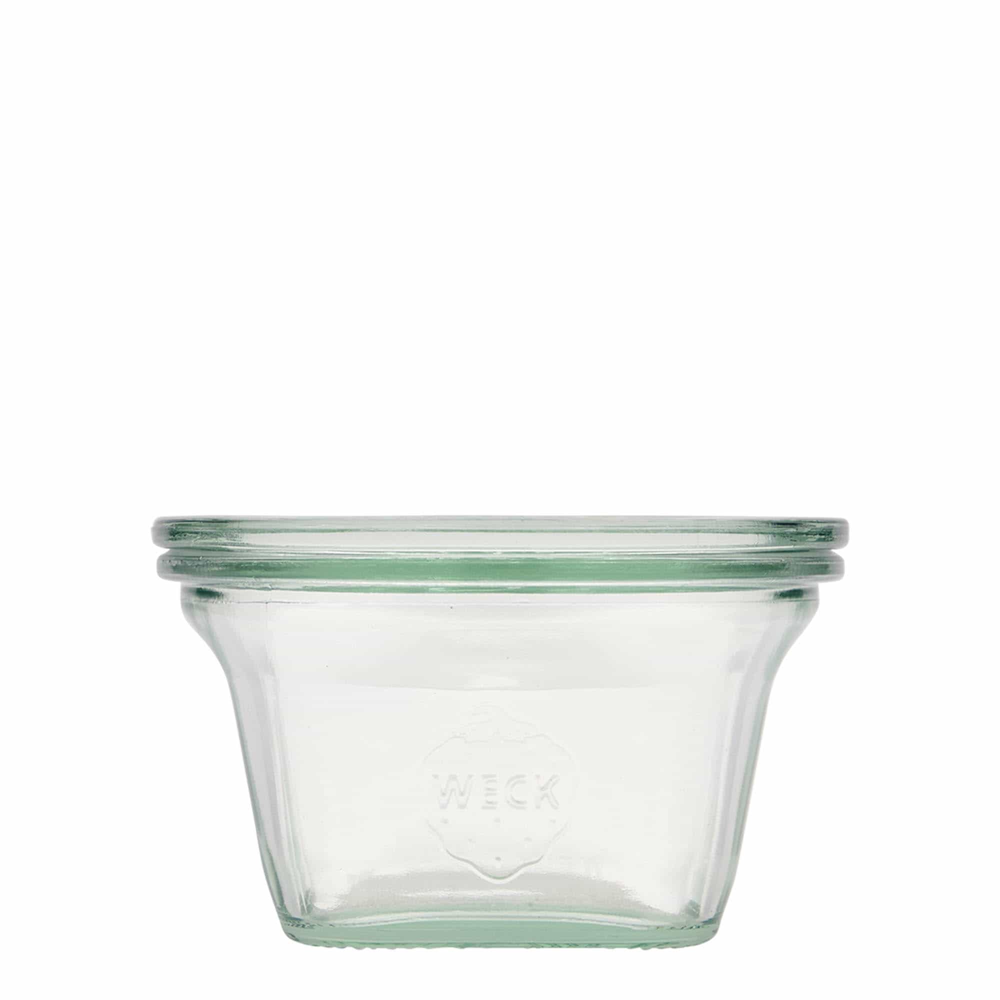 290 ml WECK-Quadroglas, quadrado, boca: borda redonda 290 ml WECK-Quadroglas, quadrado, boca: borda redonda