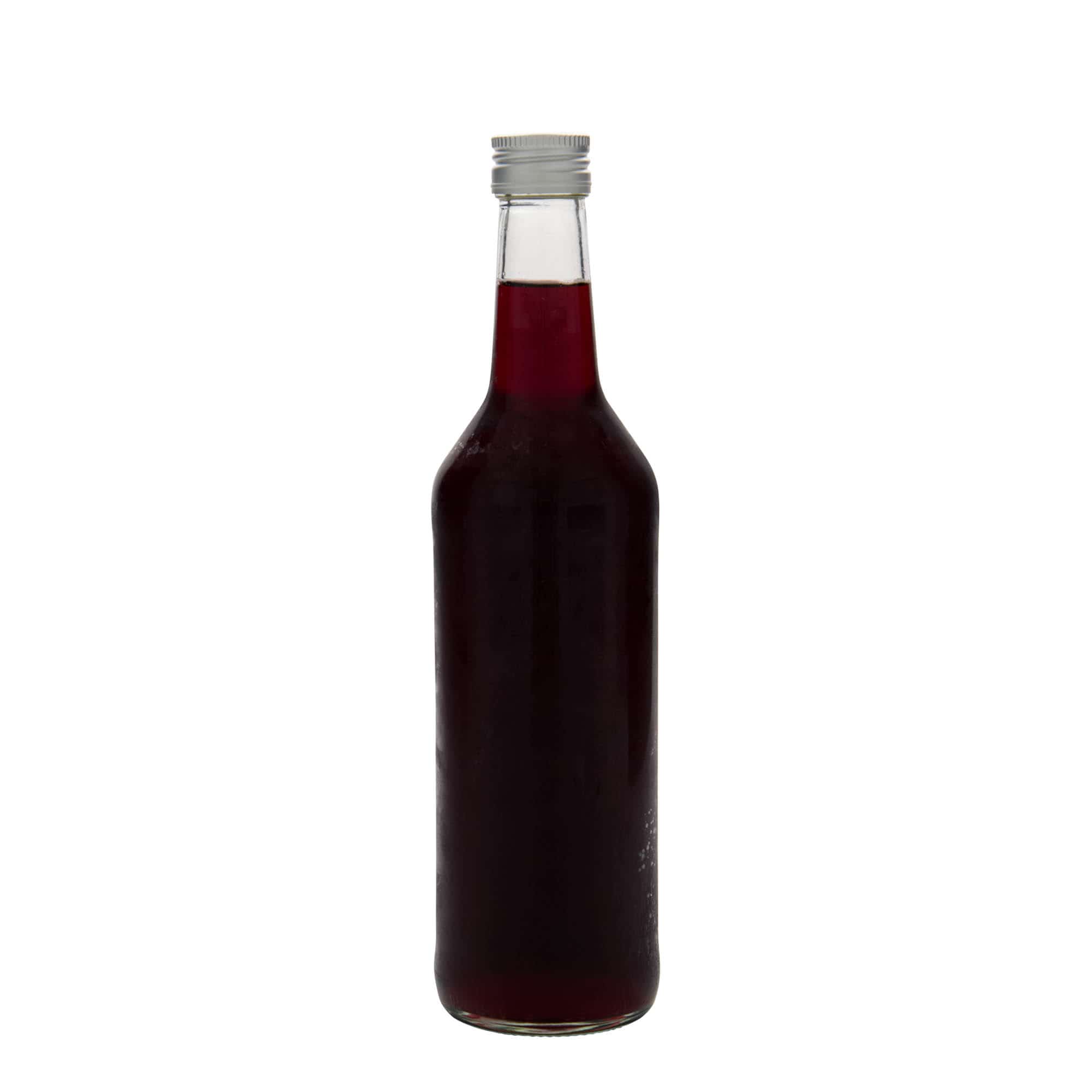 Garrafa de vidro 500 ml com pescoço reto, boca: PP 28