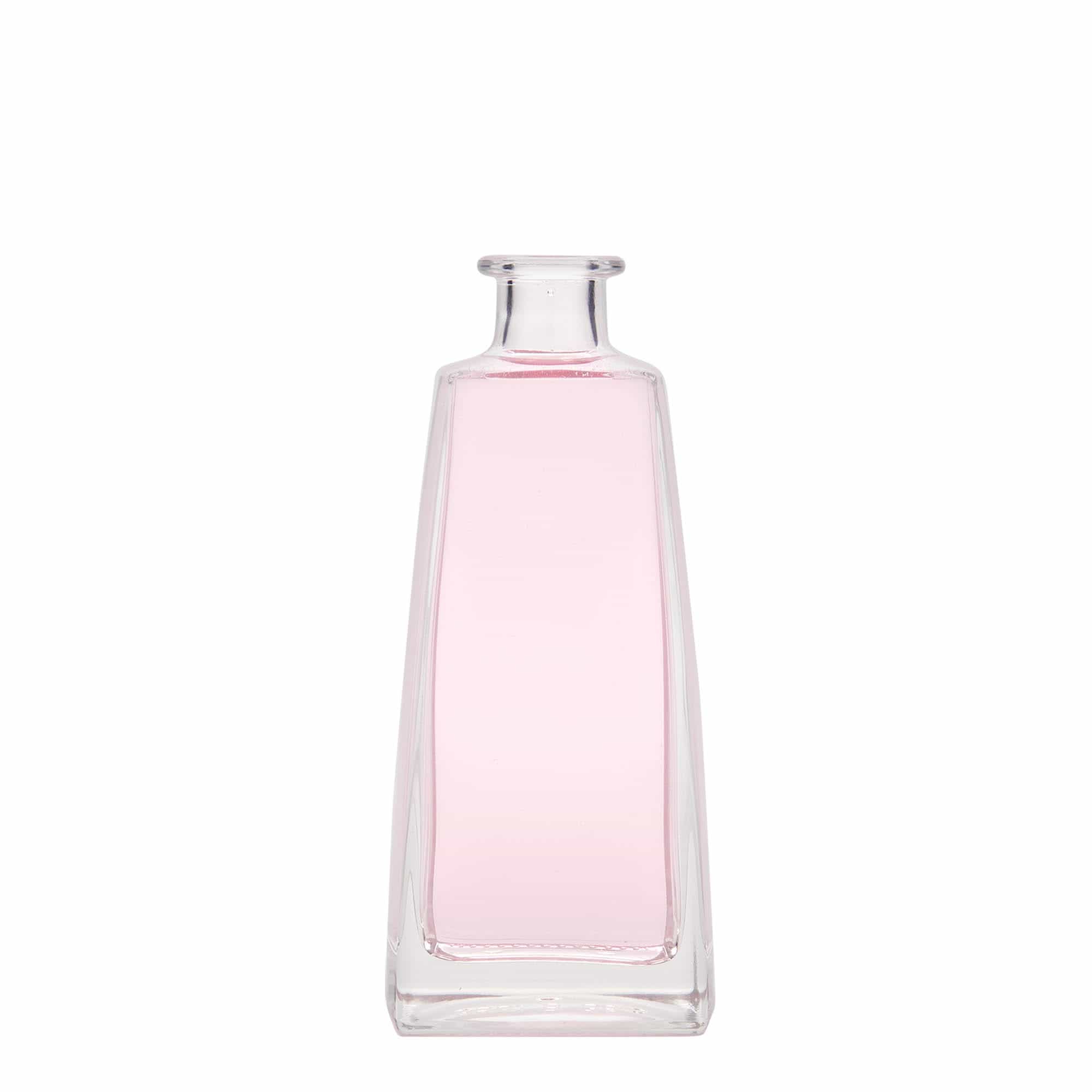 Garrafa de vidro de 350 ml 'Timmy', retangular, boca: cortiça Garrafa de vidro de 350 ml 'Timmy', retangular, boca: cortiça