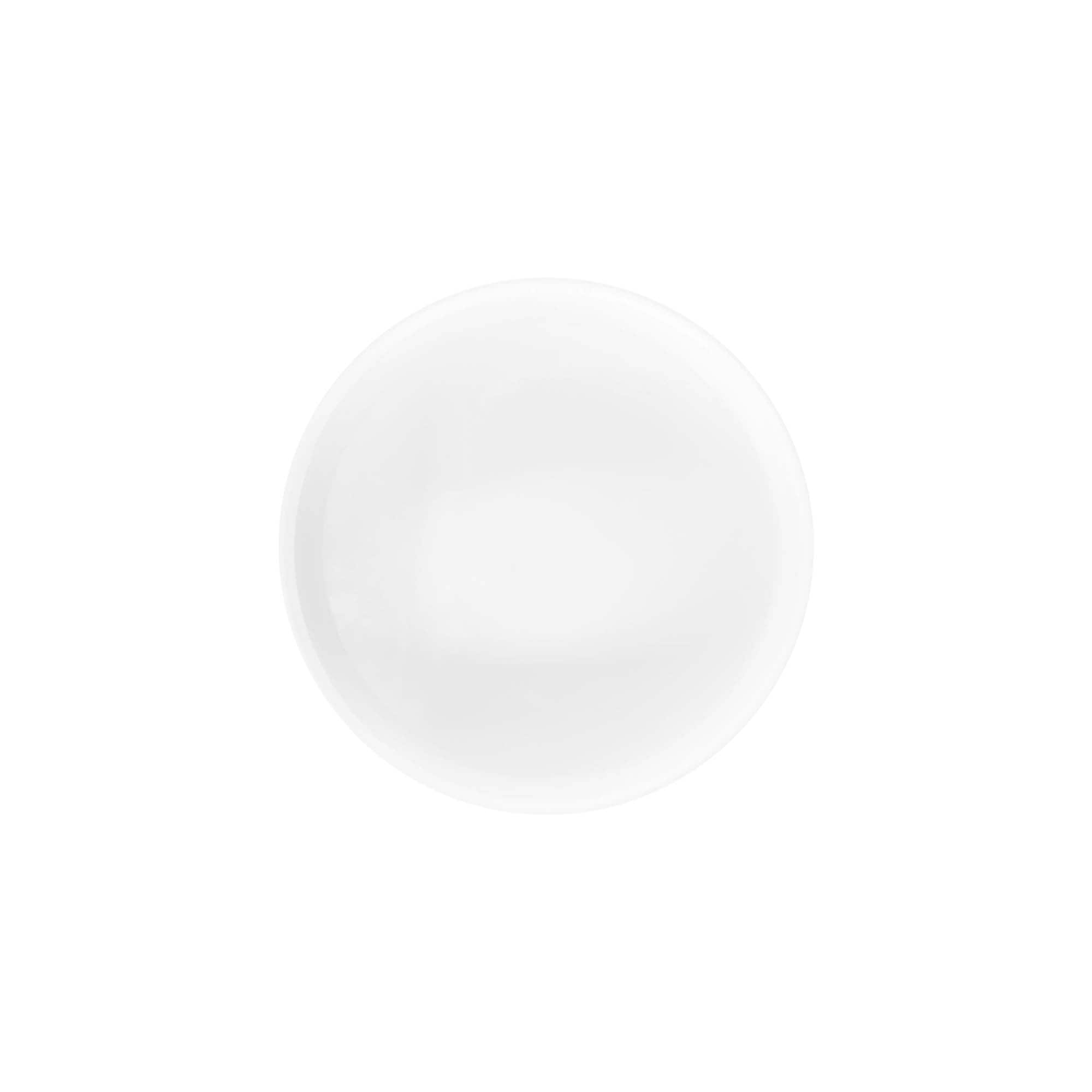 Tampa de rosca 'White Line' 125ml, plástico PP, branco