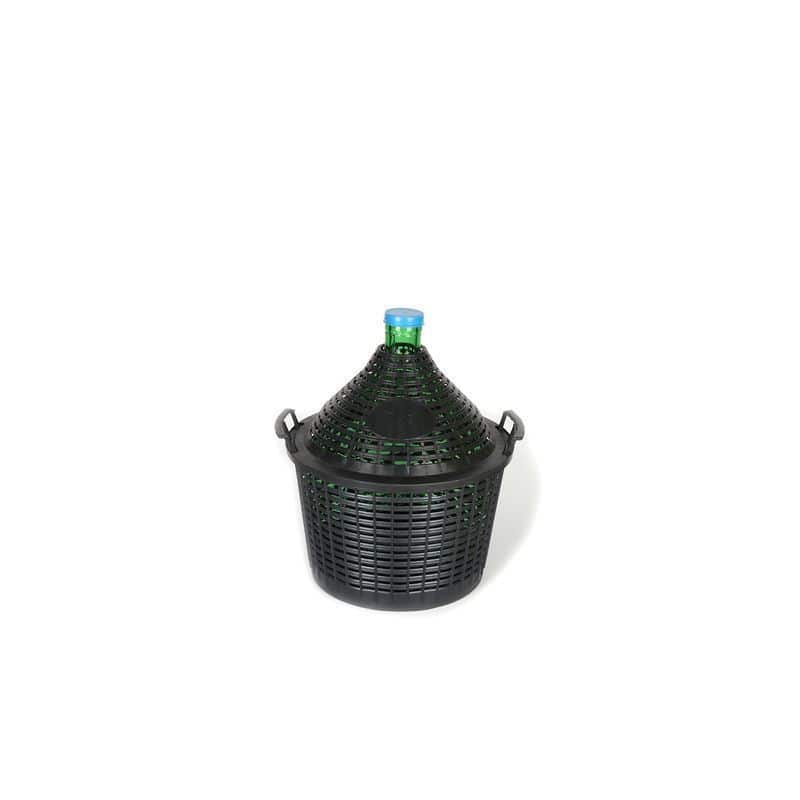 15 l Garrafão pescoço estreito, vidro, verde, boca: Tampa 15 l Garrafão pescoço estreito, vidro, verde, boca: Tampa