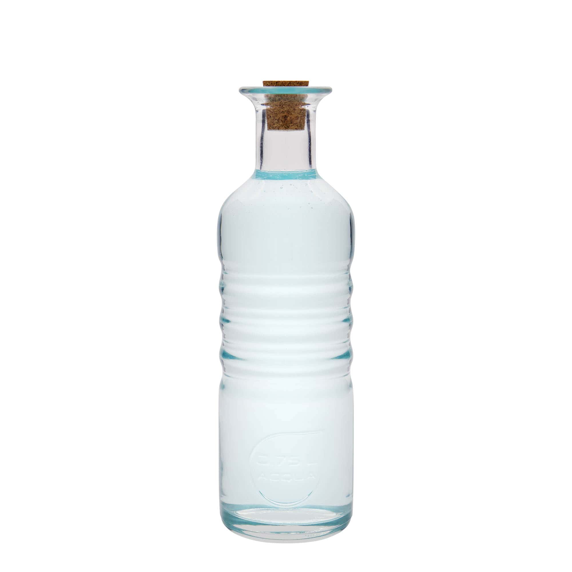 Garrafa de vidro de 750 ml 'Optima Acqua', gargalo: cortiça