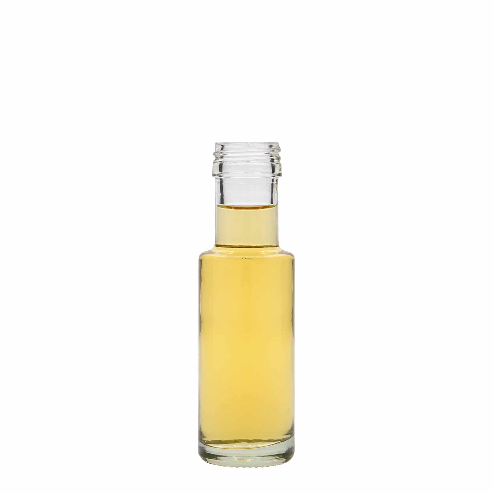 Frasco de vidro de 100 ml 'Dorica', boca: PP 31,5 Frasco de vidro de 100 ml 'Dorica', boca: PP 31,5