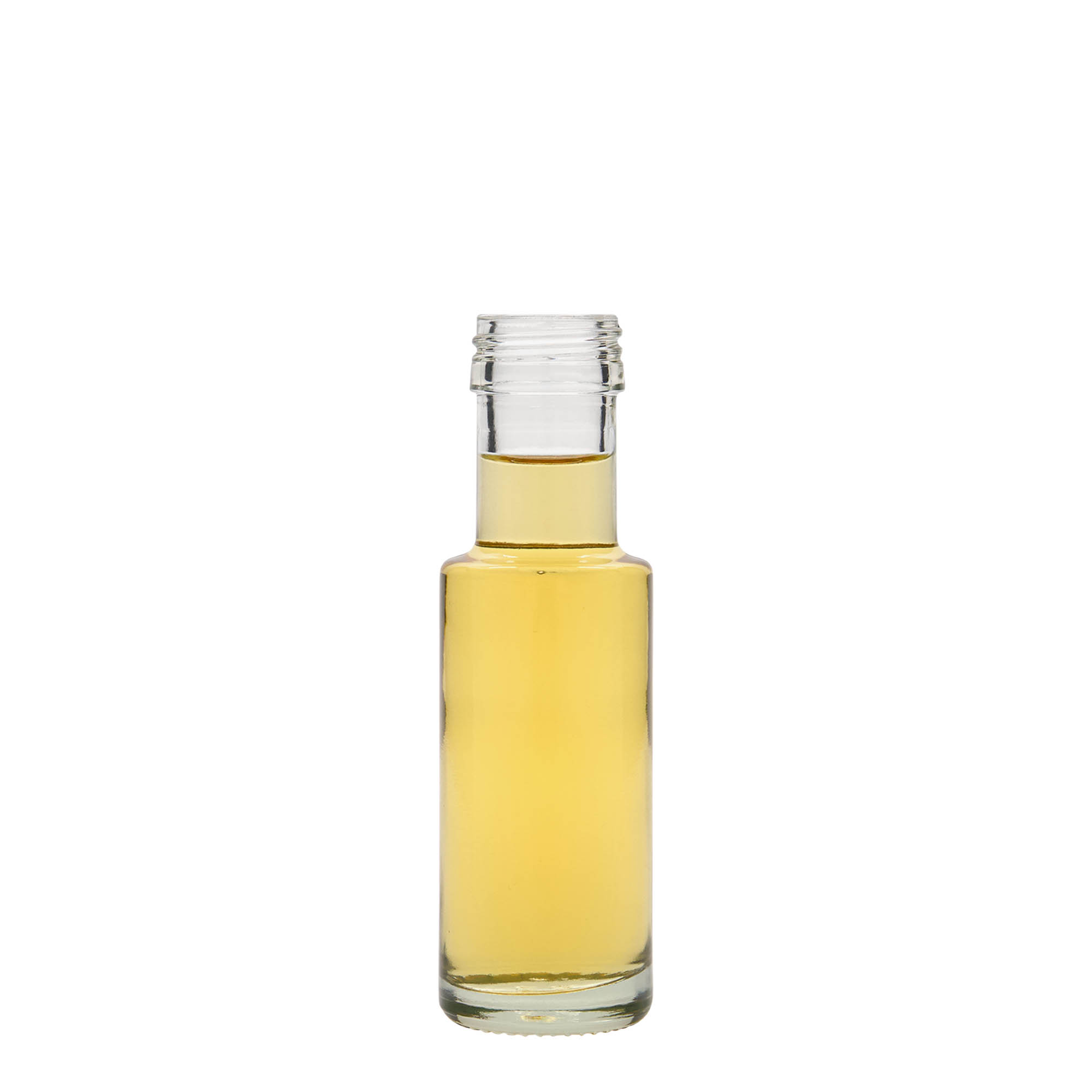 Frasco de vidro de 100 ml 'Dorica', boca: PP 31,5 Frasco de vidro de 100 ml 'Dorica', boca: PP 31,5