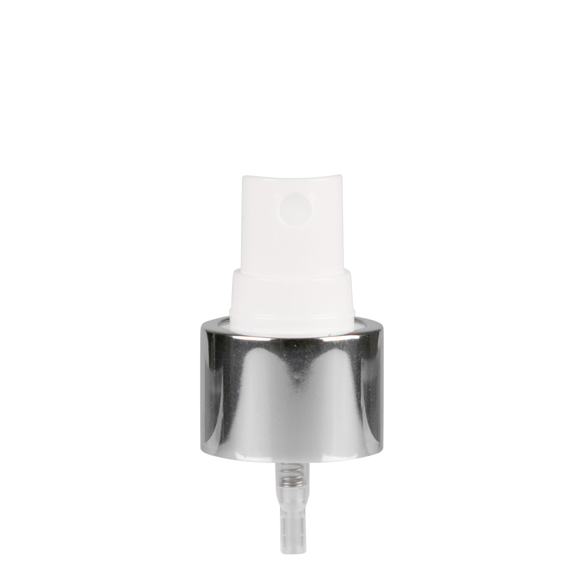 Tampa de rosca com pulverizador spray, plástico PP, branco, para bocal: 24/410 Tampa de rosca com pulverizador spray, plástico PP, branco, para bocal: 24/410