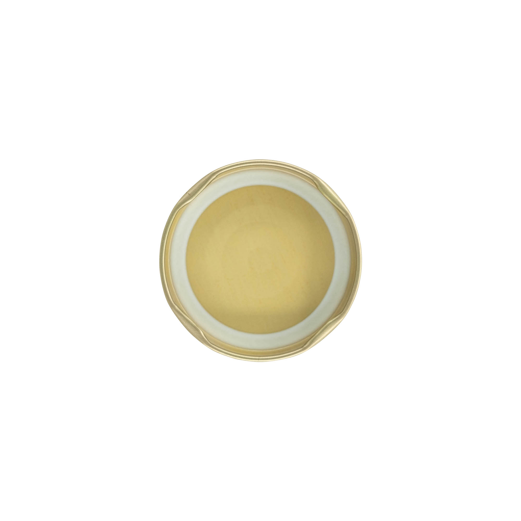 Tampa Twist-Off, chapa branca, dourada, para boquilha: TO 58