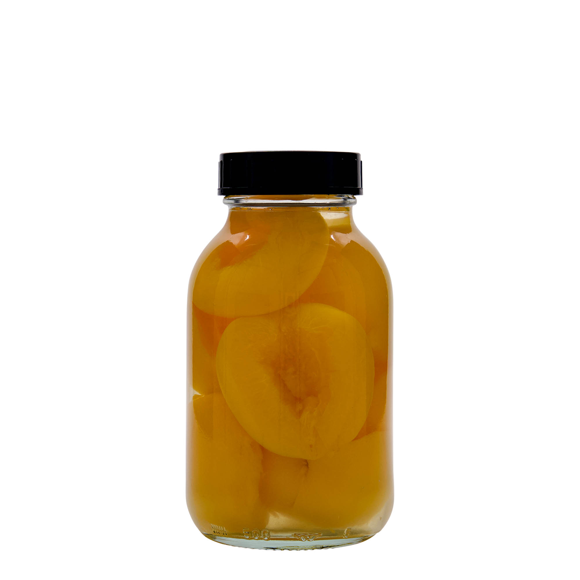 Frasco de boca larga de 500 ml, abertura: DIN 55 Frasco de boca larga de 500 ml, abertura: DIN 55