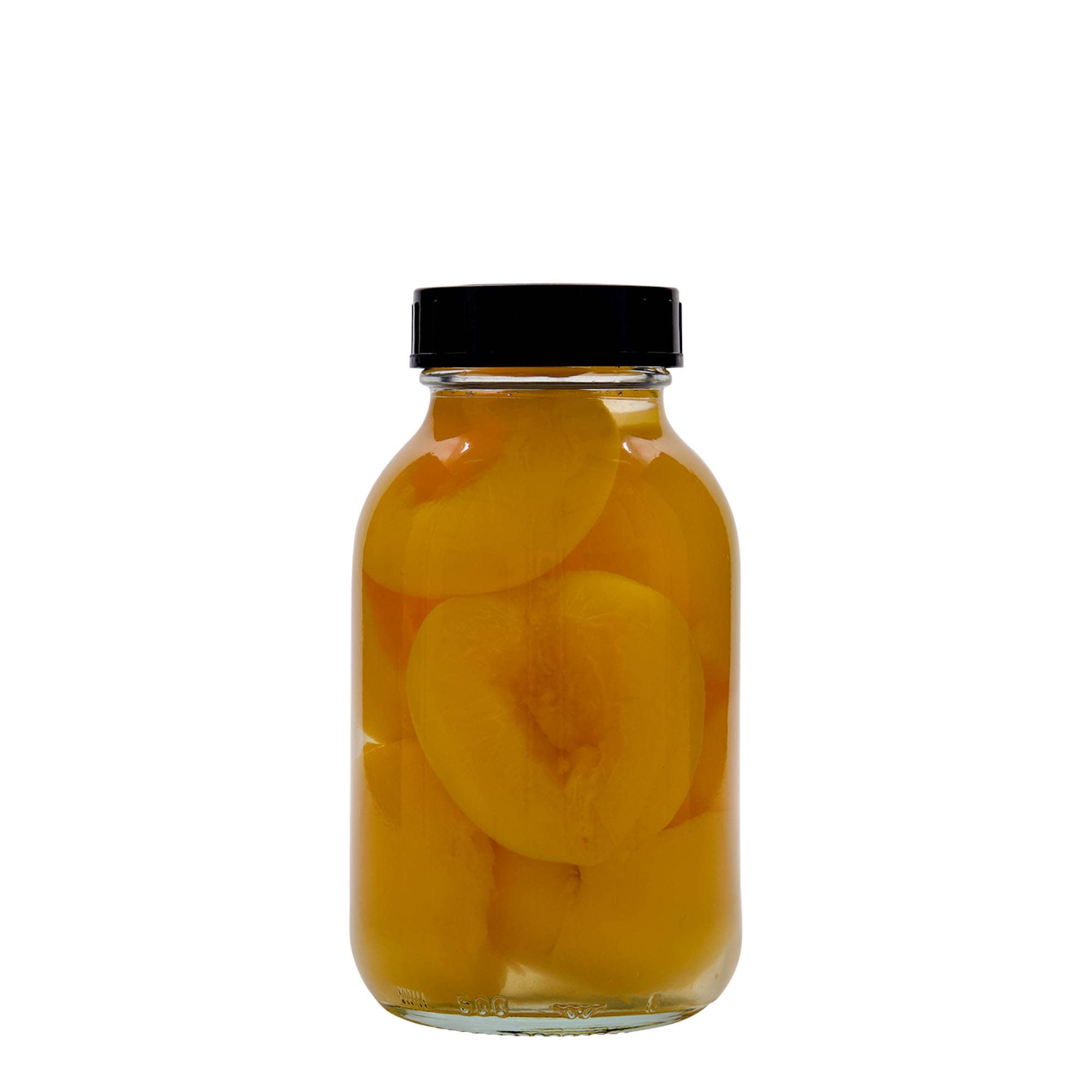 Frasco de boca larga de 500 ml, abertura: DIN 55