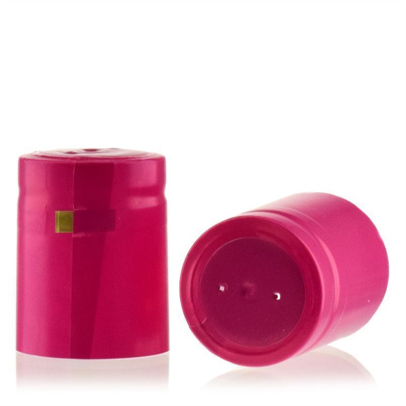Cápsula termo-retrátil 32x41, plástico PVC, rosa Cápsula termo-retrátil 32x41, plástico PVC, rosa