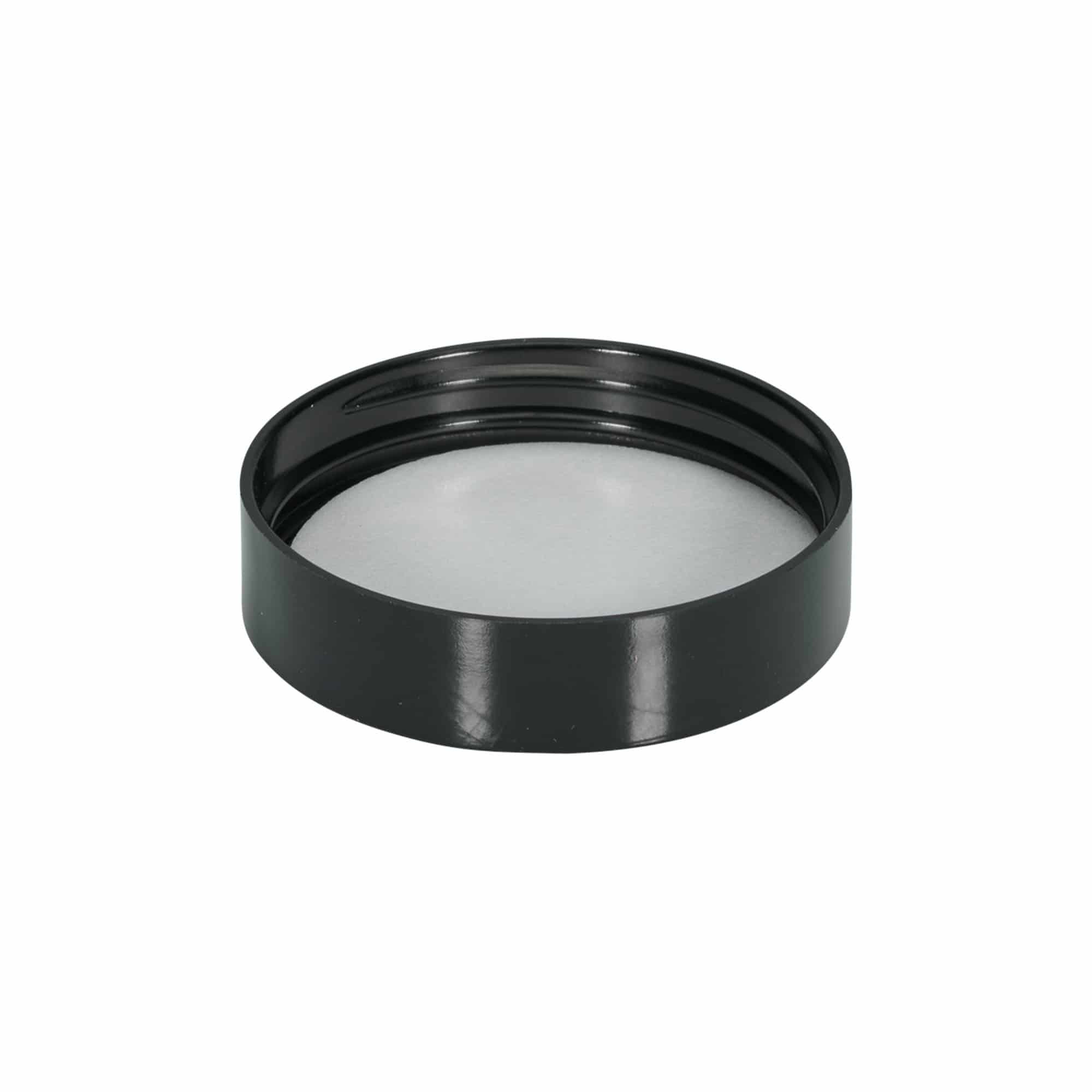 Tampa de rosca para 60 ml 'Brown Line', plástico HPM, branca